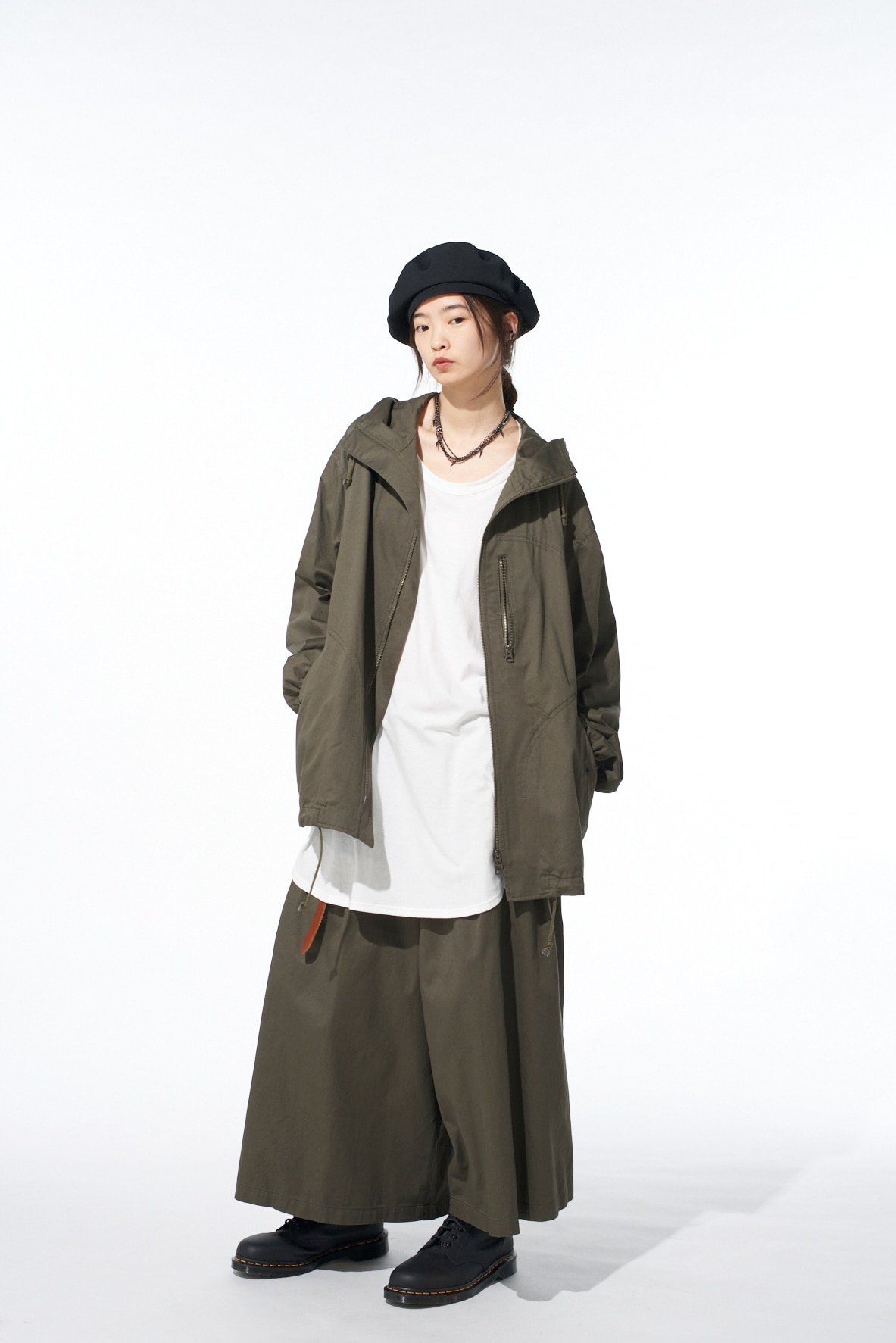 COTTON TWILL MOUNTAIN PARKA