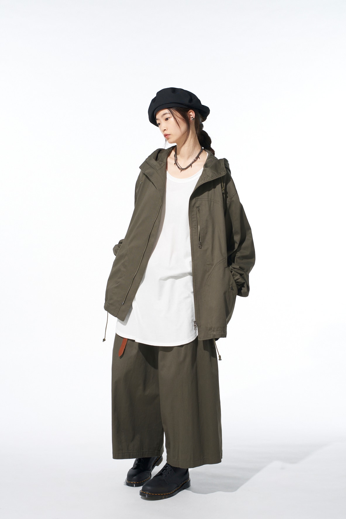 COTTON TWILL MOUNTAIN PARKA