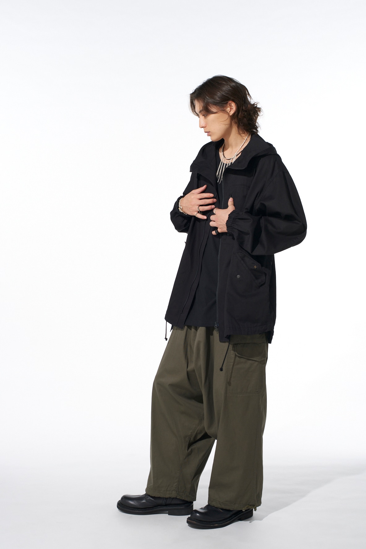 COTTON TWILL MOUNTAIN PARKA