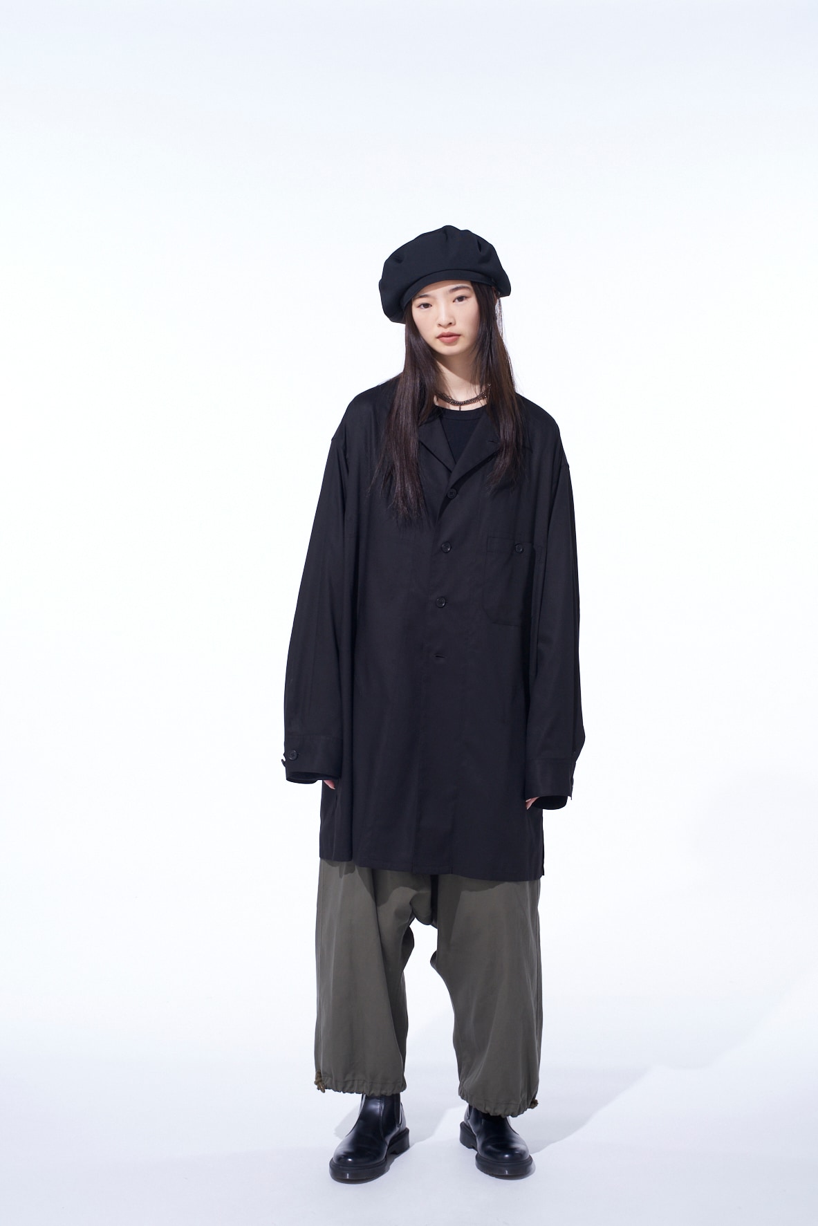 RAYON TWILL SHIRT BLOUSON