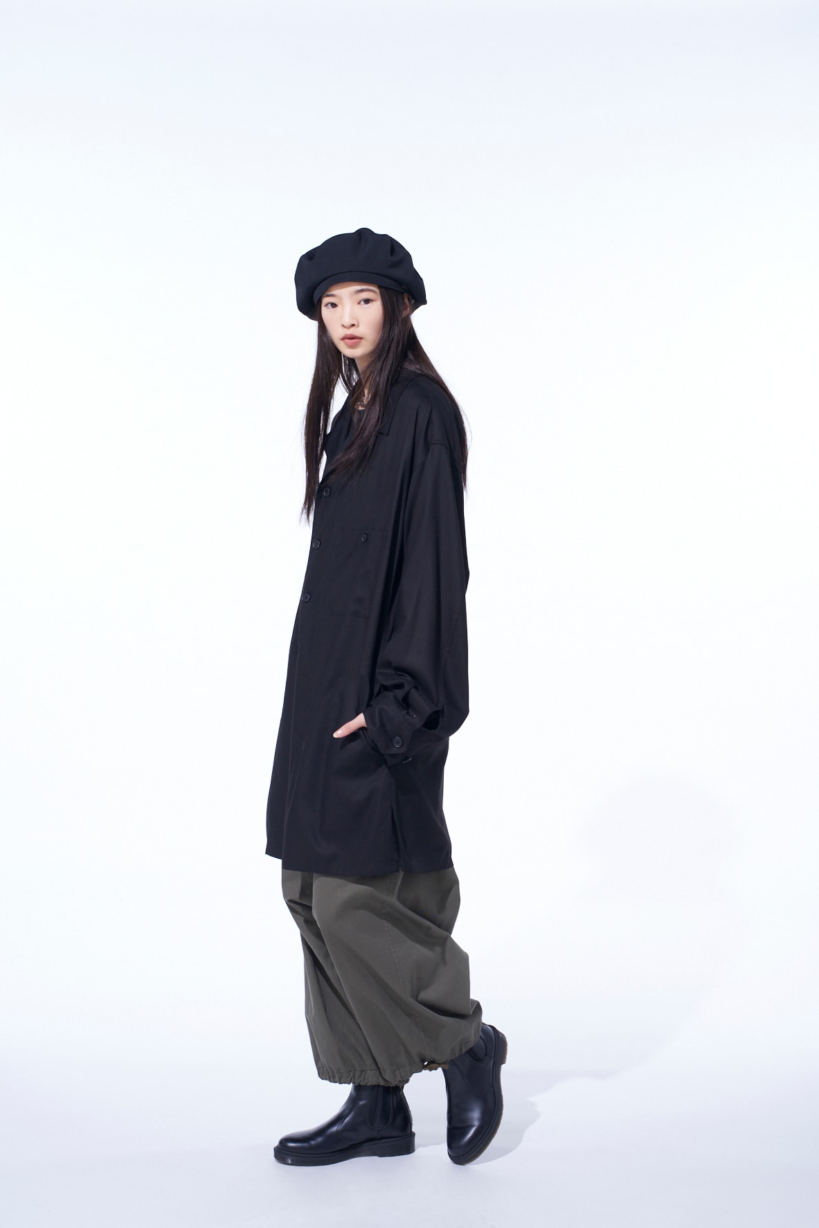 RAYON TWILL SHIRT BLOUSON