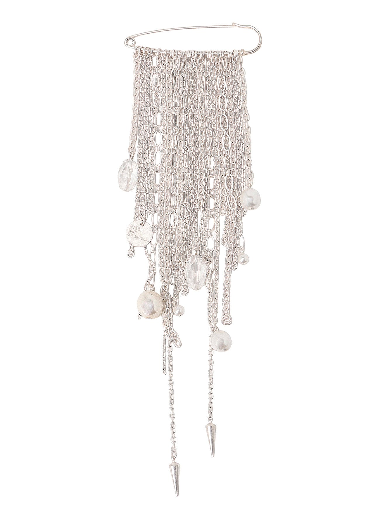 CHAIN TASSEL BROOCH