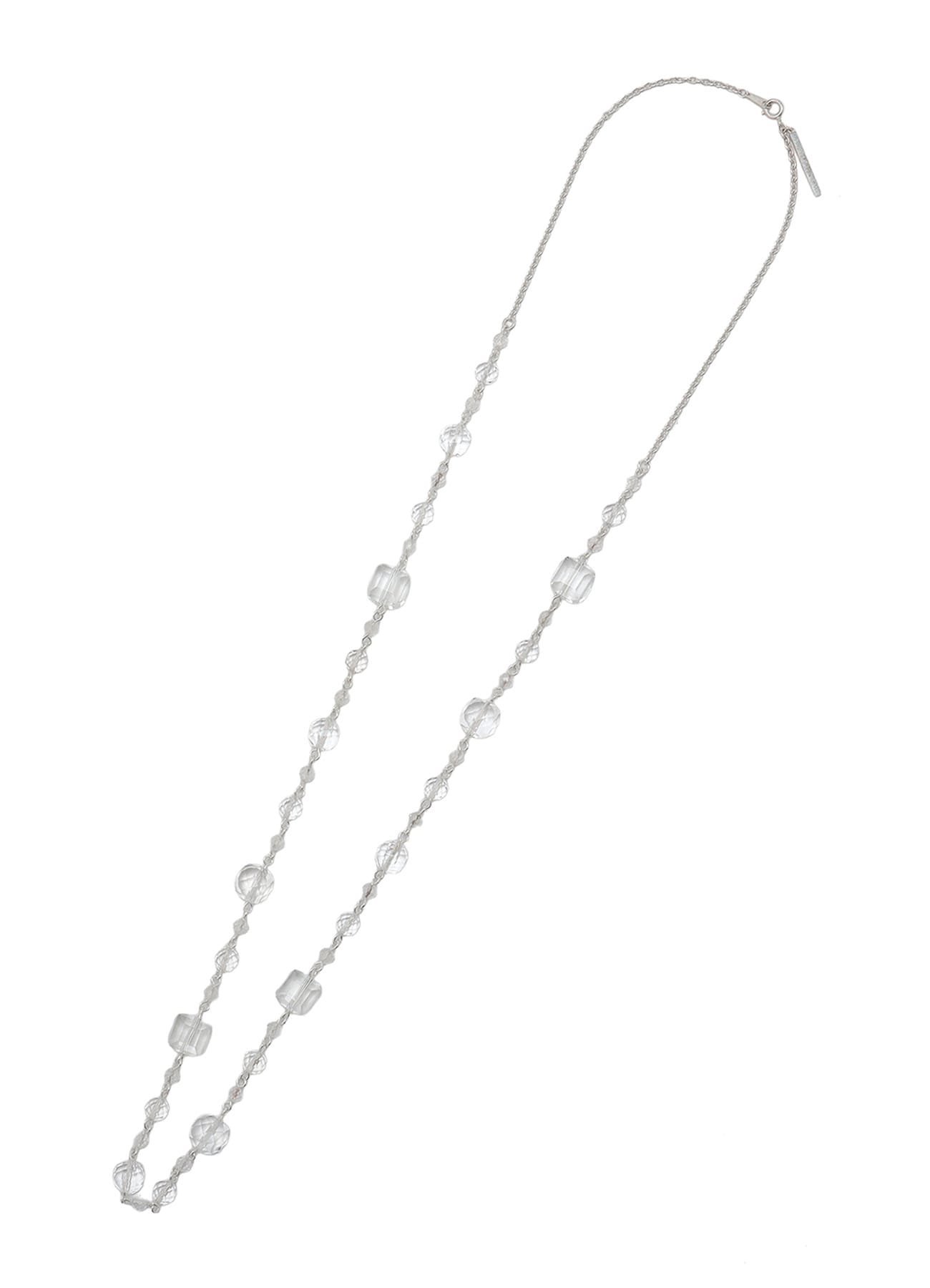 CRYSTAL BRASS NECKLACE