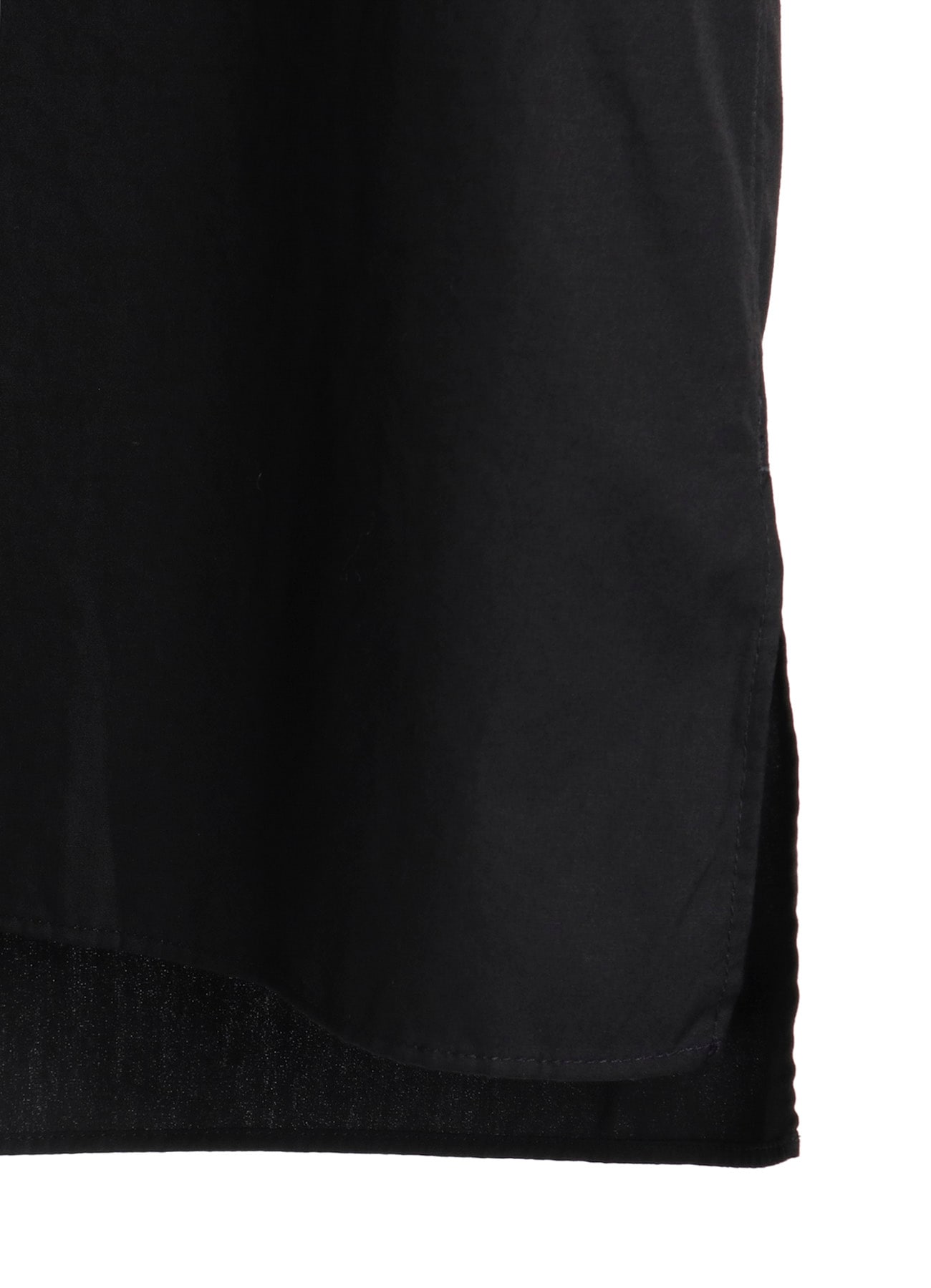 COTTON BROAD RIBON STAND COLLAR SHIRT