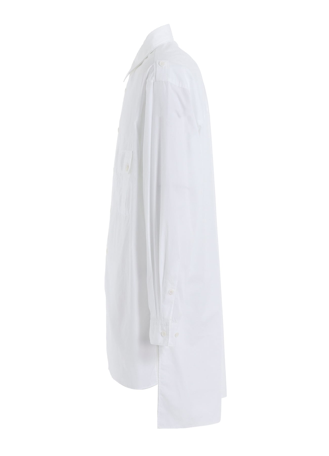 COTTON BROAD OVERSIZED DOUBLE COLLAR SHIRT