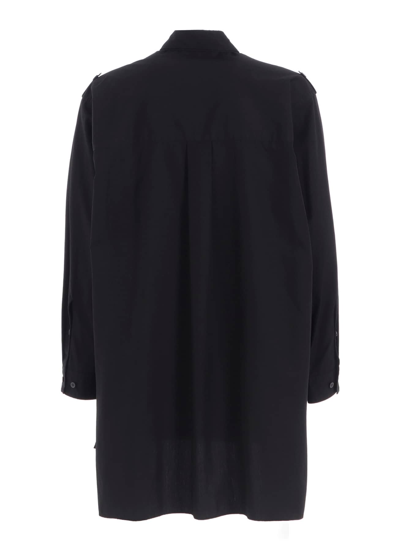 COTTON BROAD OVERSIZED DOUBLE COLLAR SHIRT