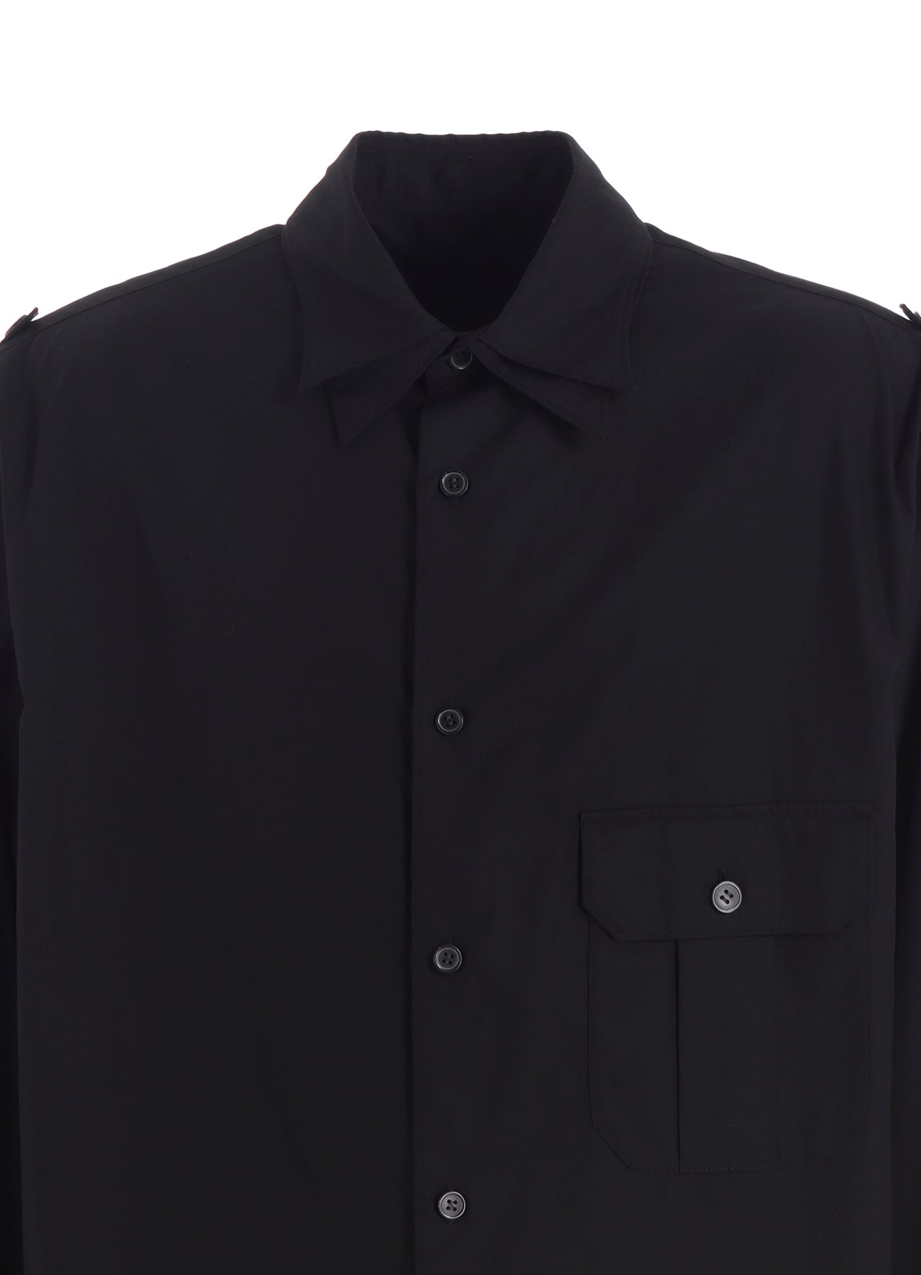 COTTON BROAD OVERSIZED DOUBLE COLLAR SHIRT