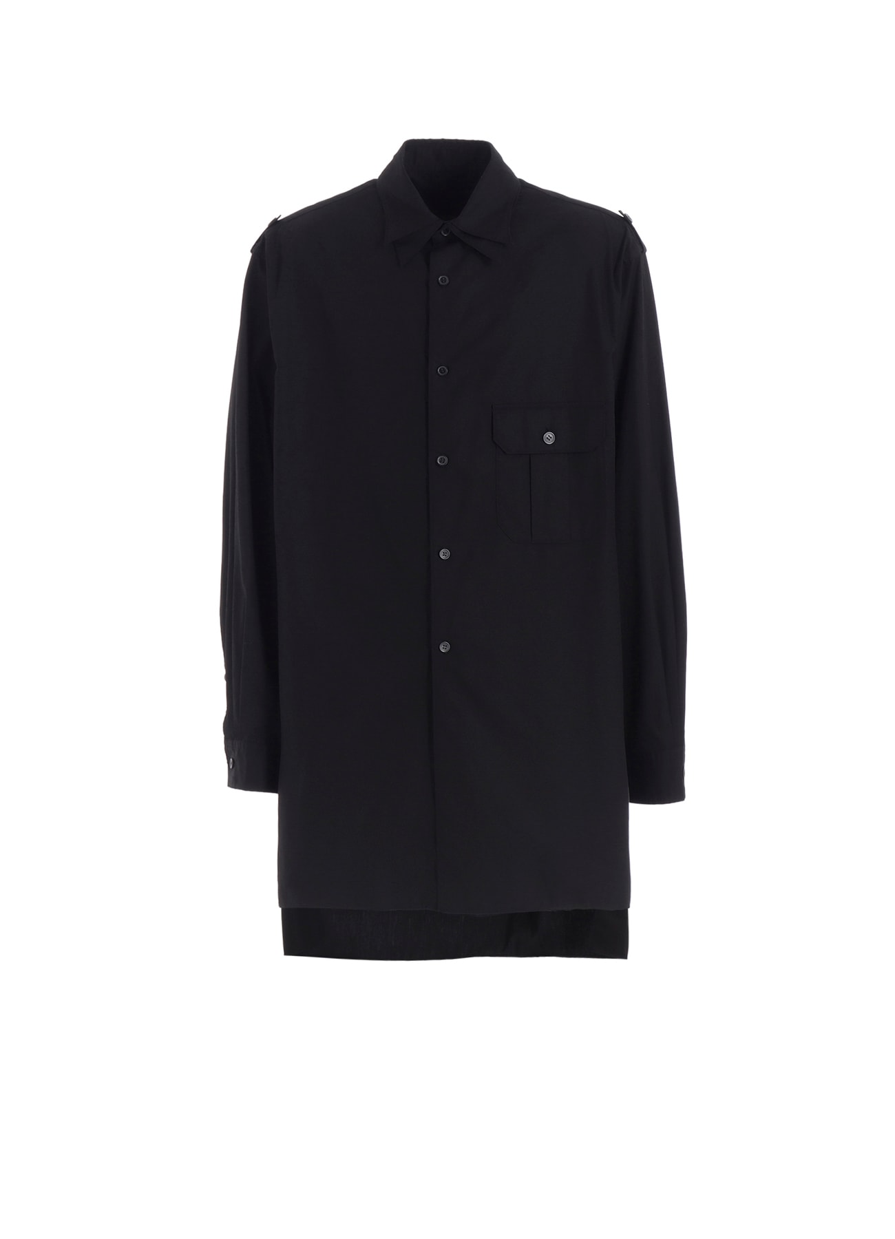 COTTON BROAD OVERSIZED DOUBLE COLLAR SHIRT
