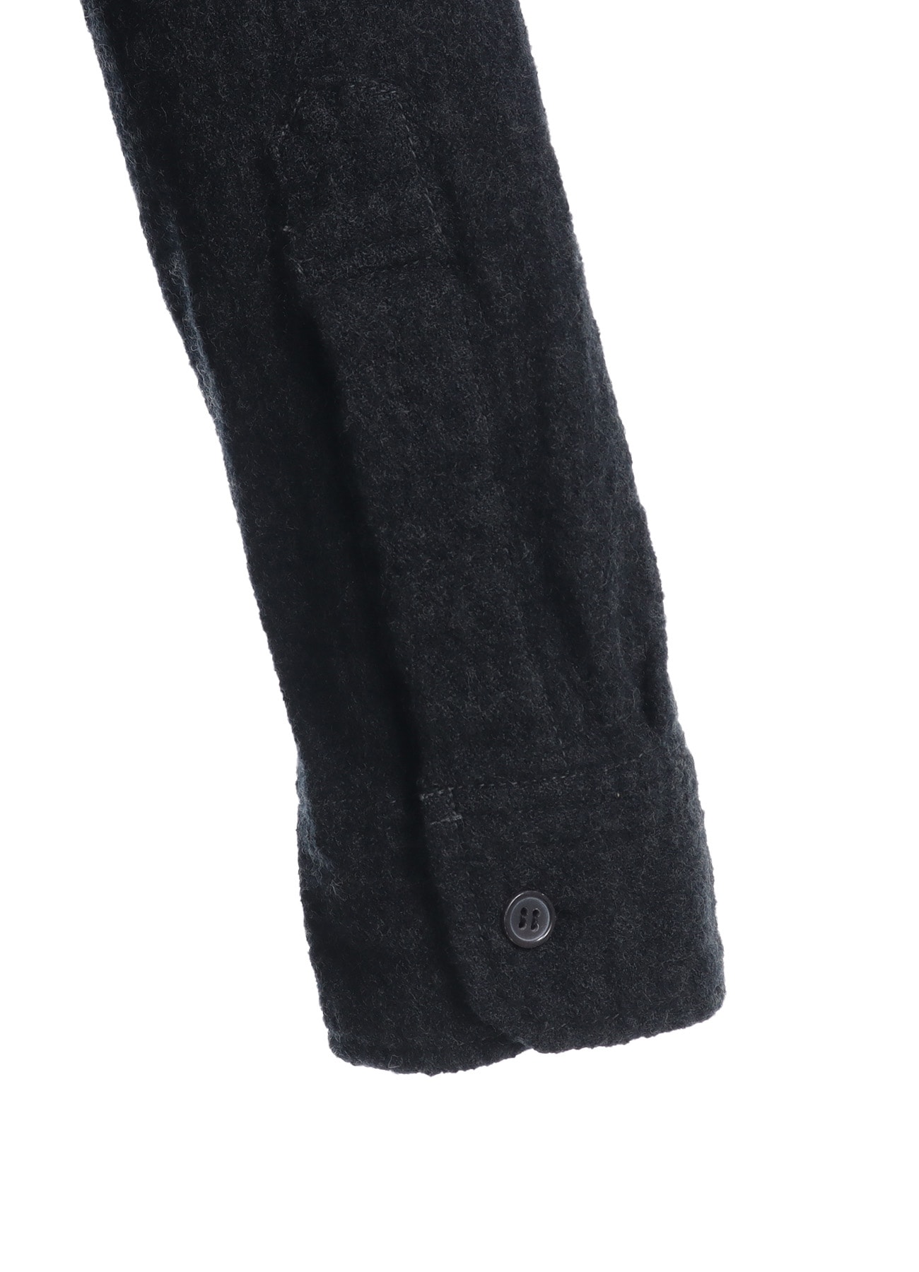 WOOL GAUZE ZIP SHIRT