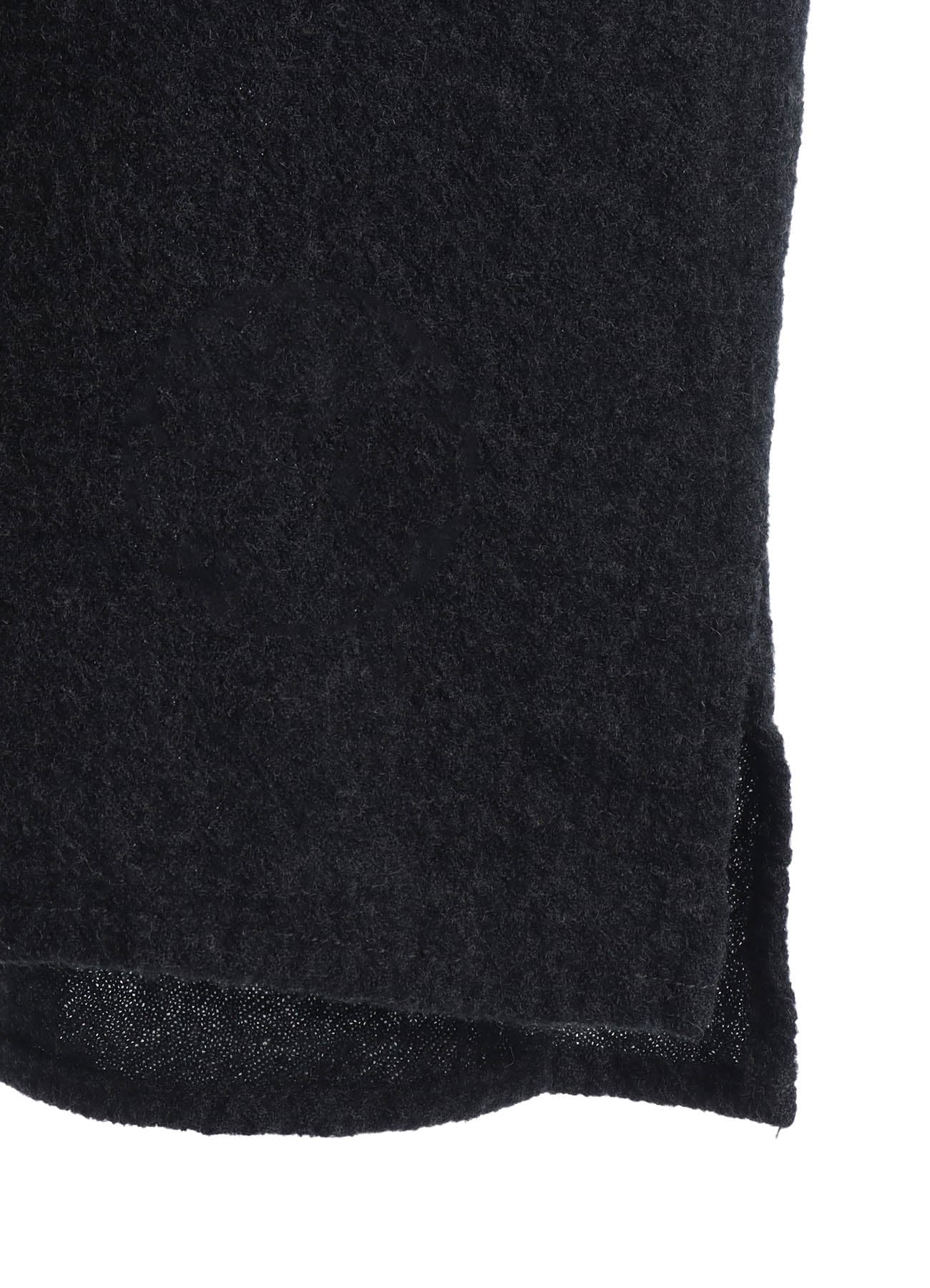 WOOL GAUZE ZIP SHIRT