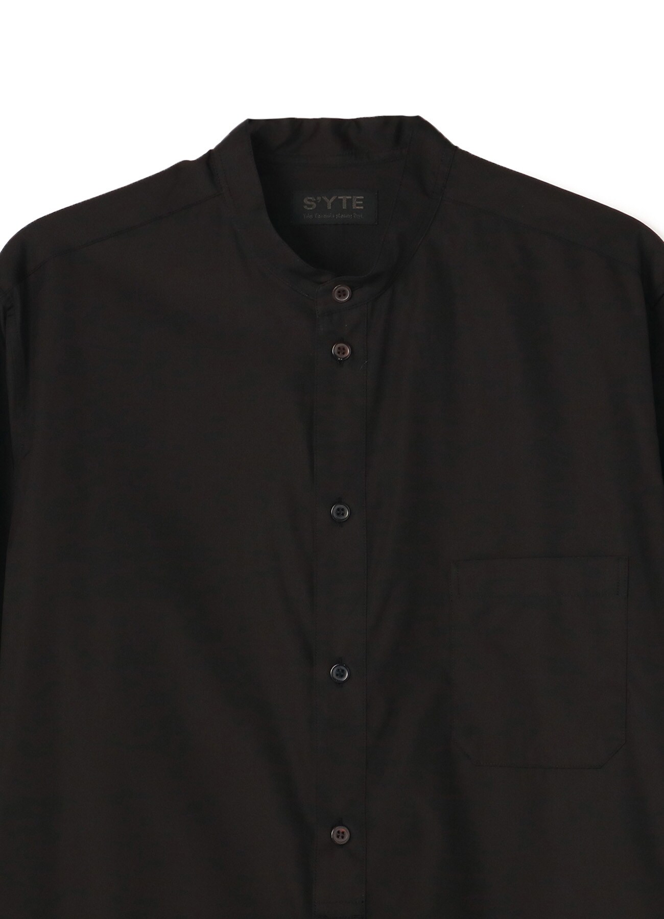 100/2 Broad Stand Collar Long Shirt
