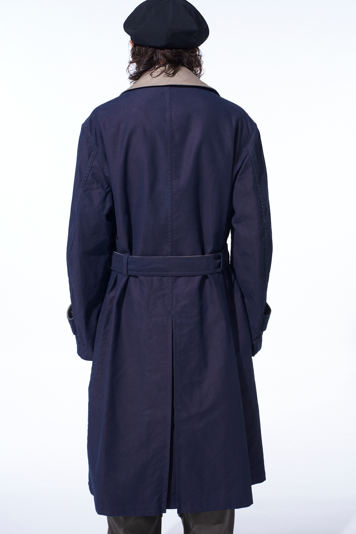 MOLESKIN REVERSIBLE TRENCH COAT