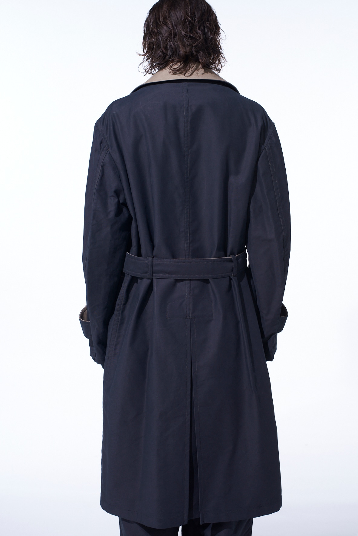 MOLESKIN REVERSIBLE TRENCH COAT