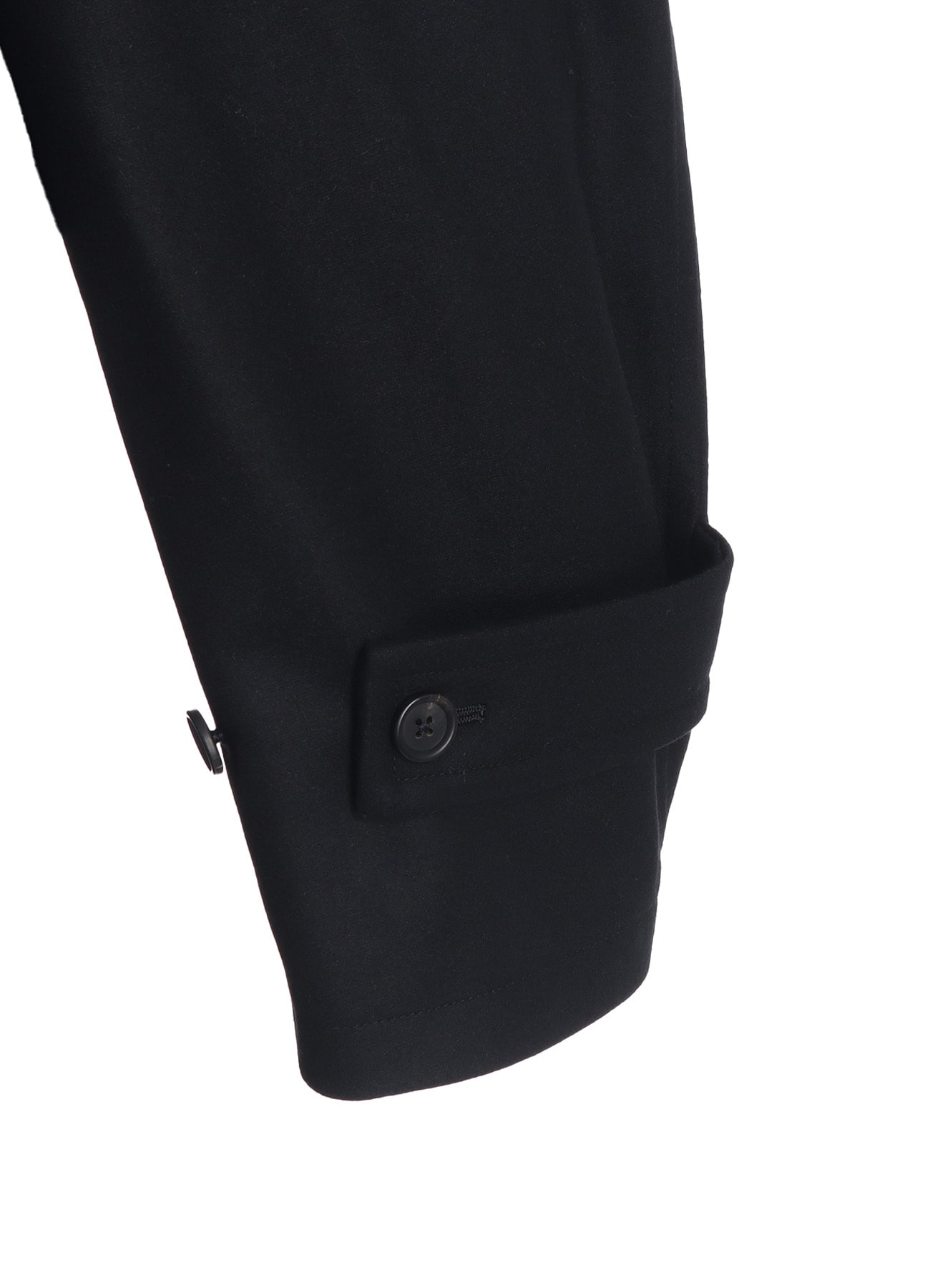 LAMB WOOL PRINTED MESSEGE EMBROIDERY TRENCH COAT