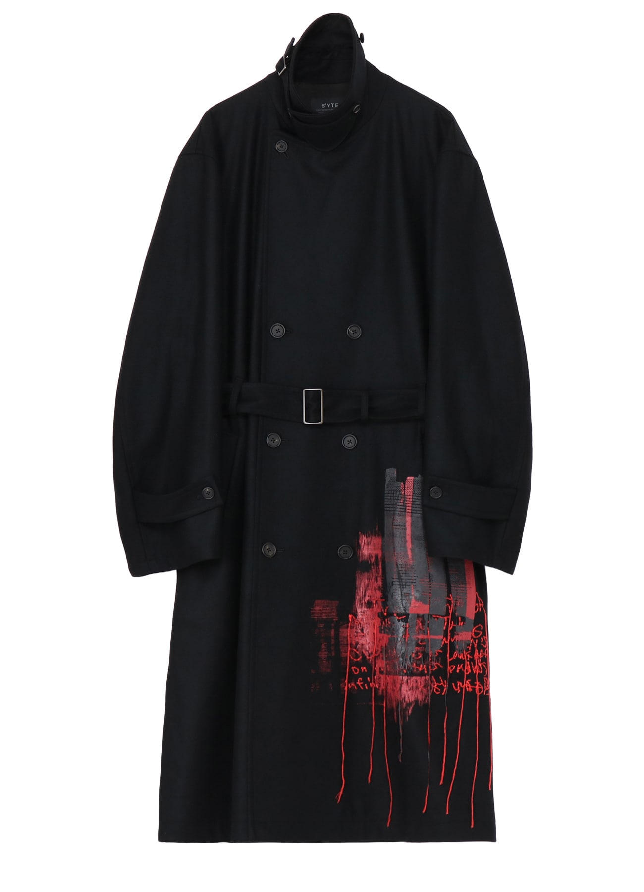 【11/21 S'YTE 渋谷PARCO 先行発売】Message Embroidered Trench Coat