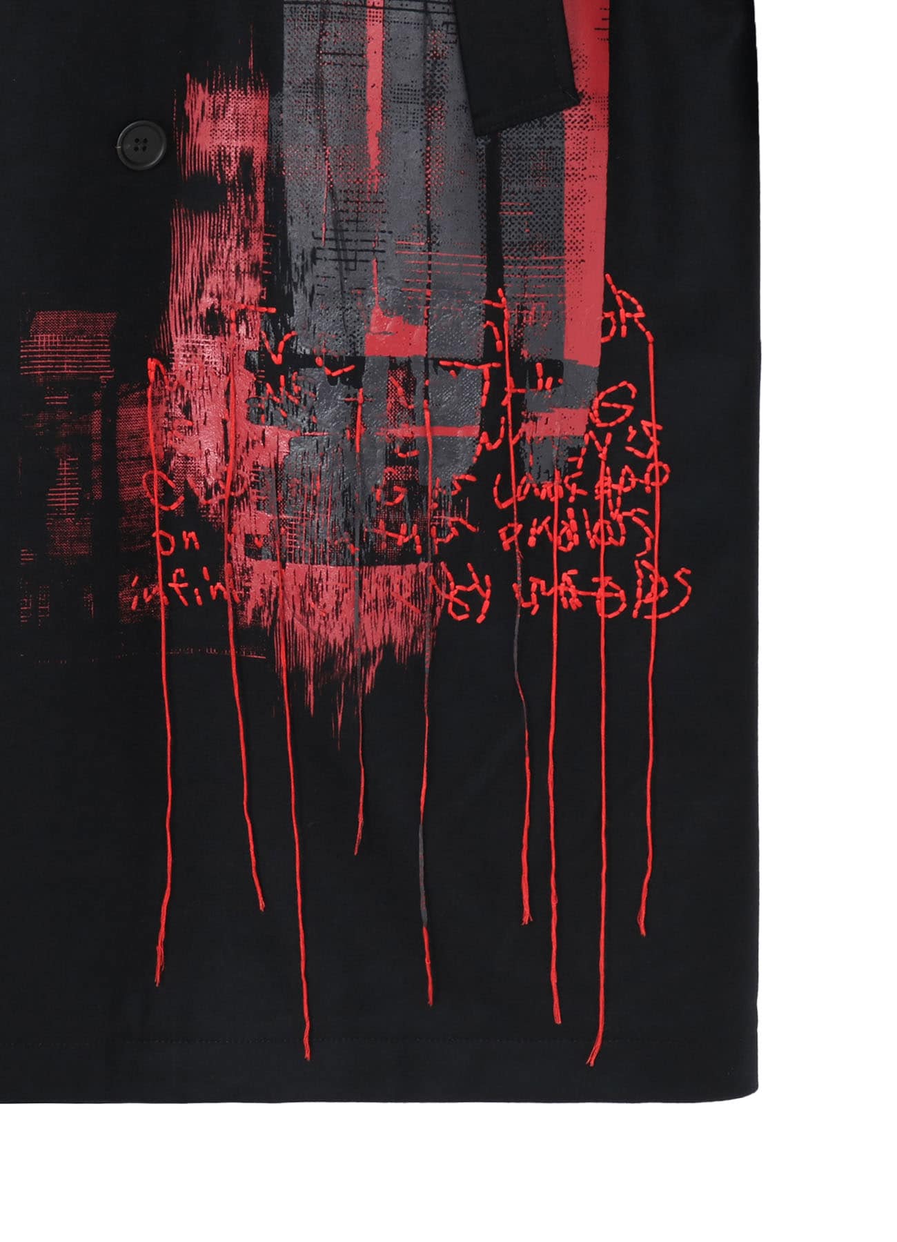 【11/21 S'YTE 渋谷PARCO 先行発売】Message Embroidered Trench Coat