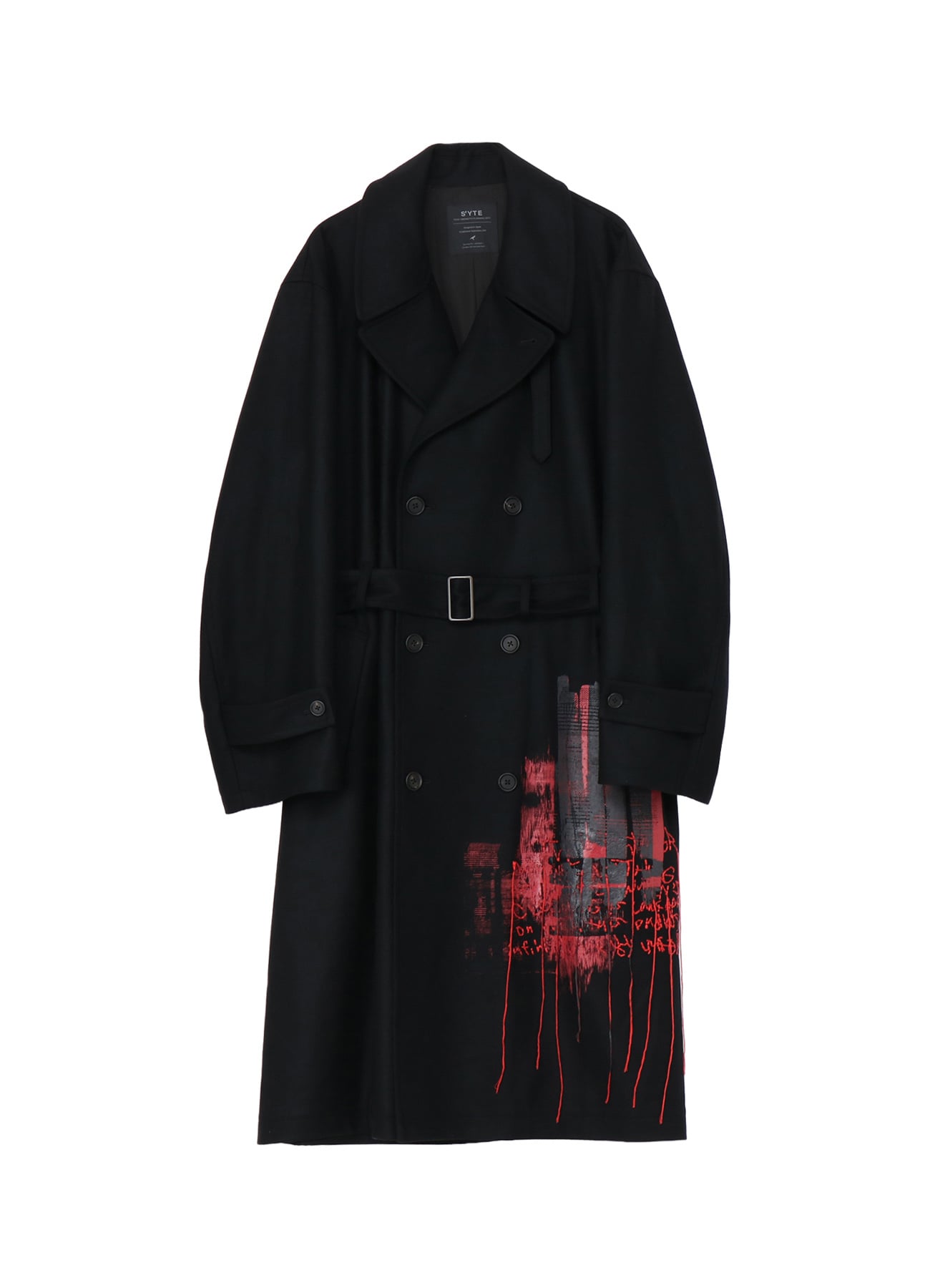 【11/21 S'YTE 渋谷PARCO 先行発売】Message Embroidered Trench Coat