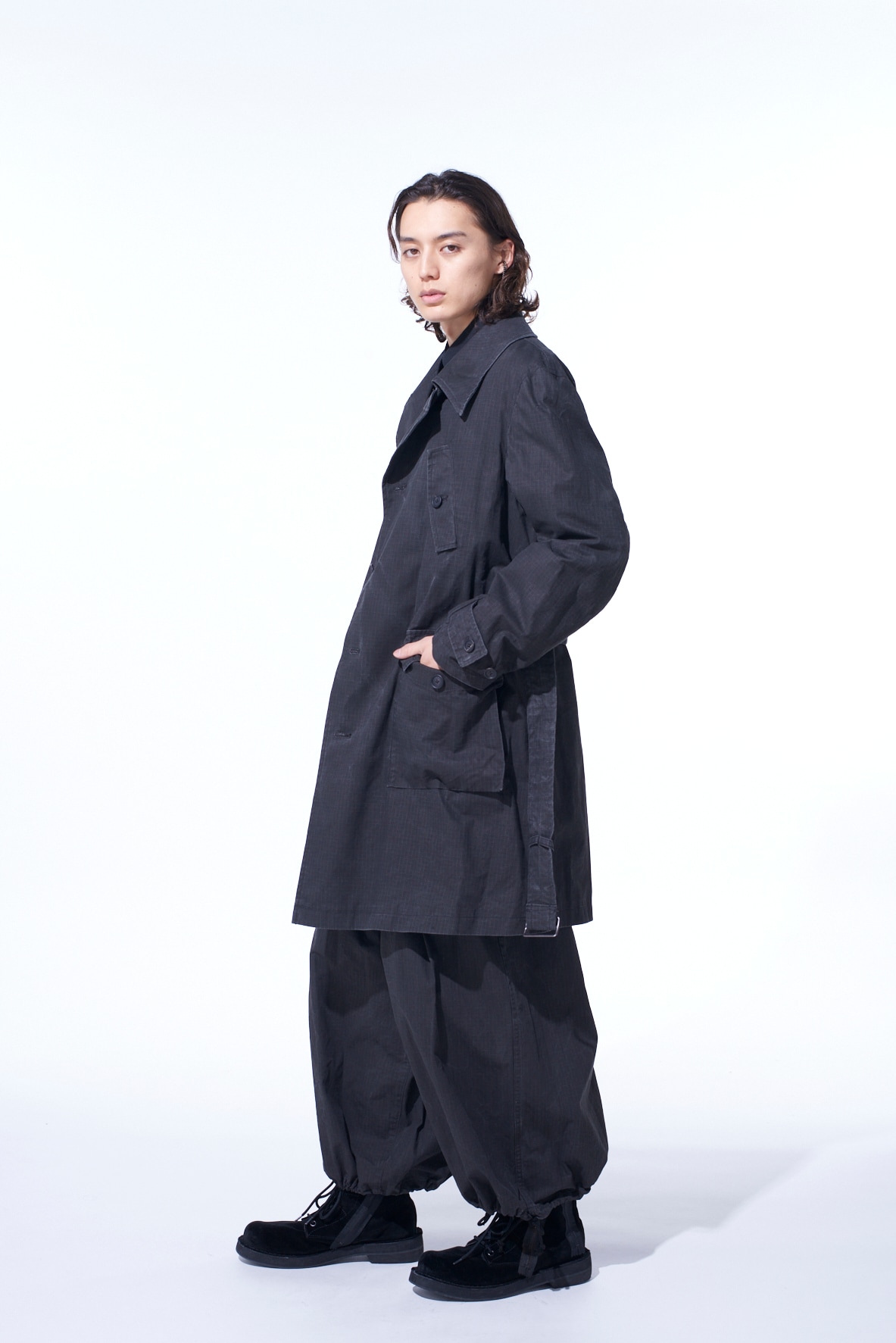 PIGMENT PRINT RIPSTOP MILITARY COAT