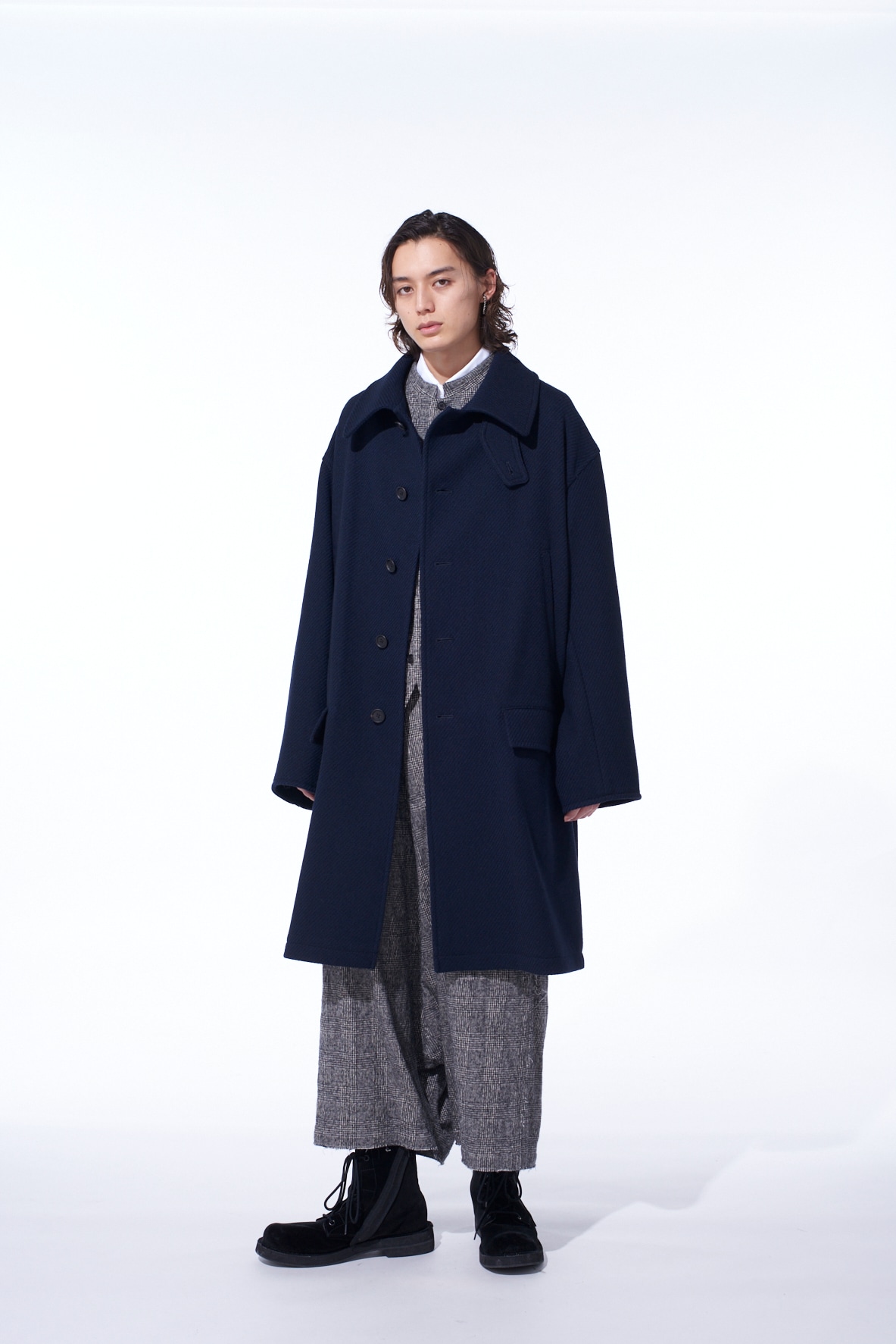4/24 KERSEY OVERSIZED STAND COLLAR COAT