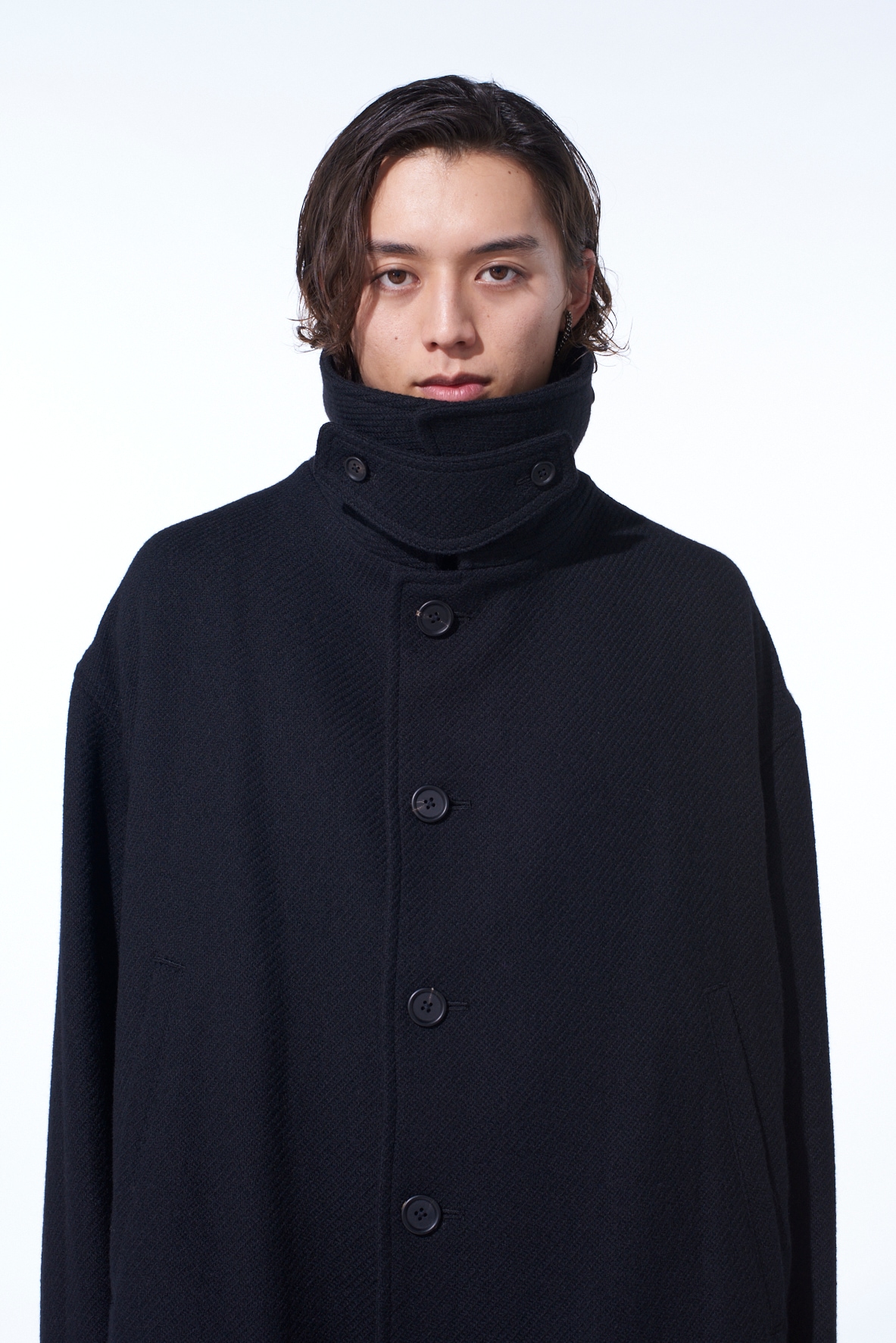 4/24 KERSEY OVERSIZED STAND COLLAR COAT