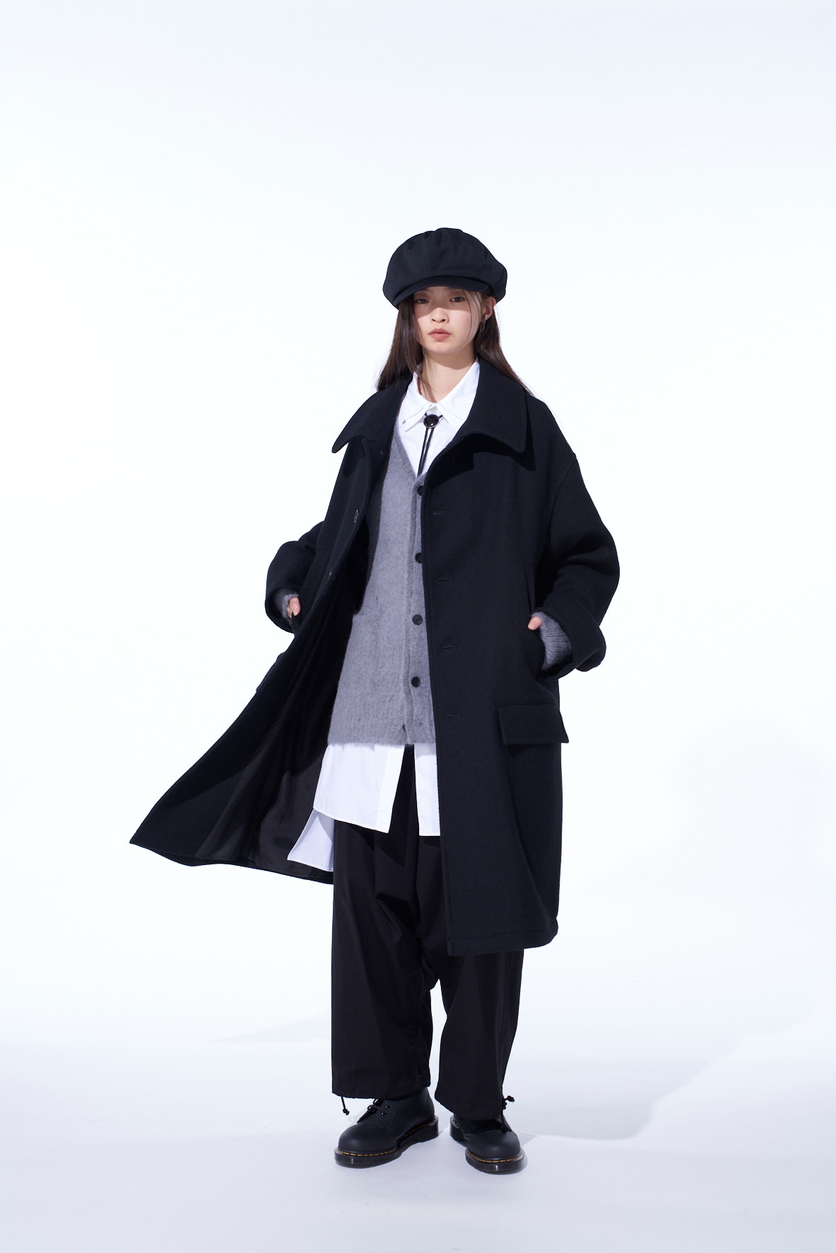 4/24 KERSEY OVERSIZED STAND COLLAR COAT