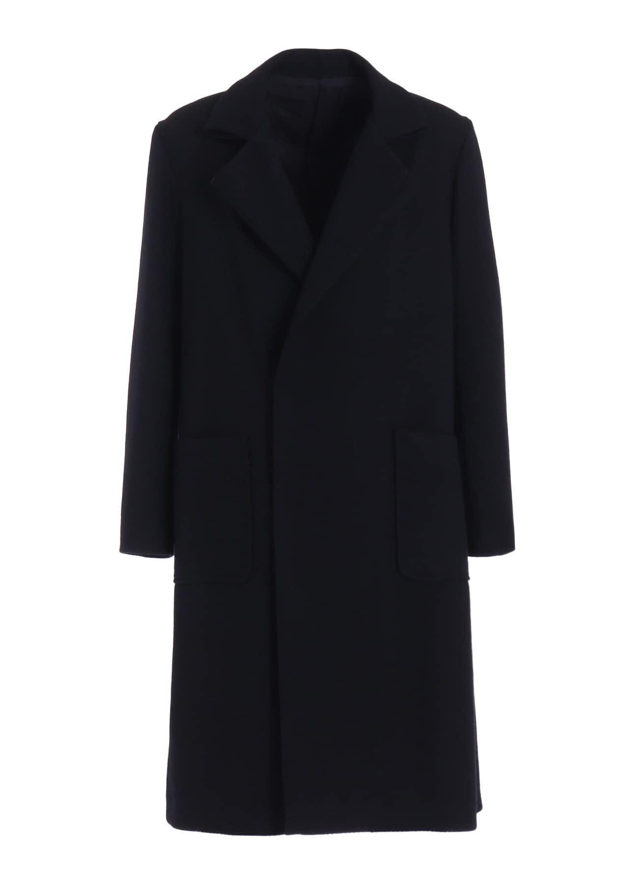 4/24 KERSEY TUBE LAPEL DOUBLE LONG COAT