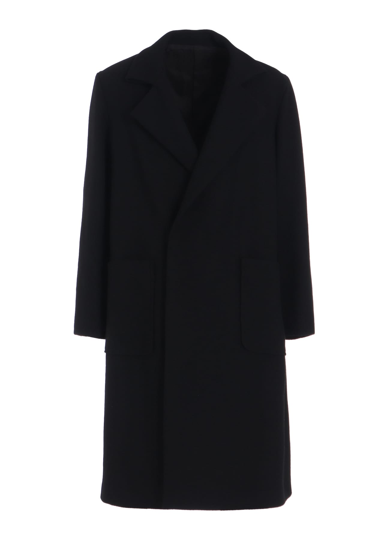 4/24 KERSEY TUBE LAPEL DOUBLE LONG COAT