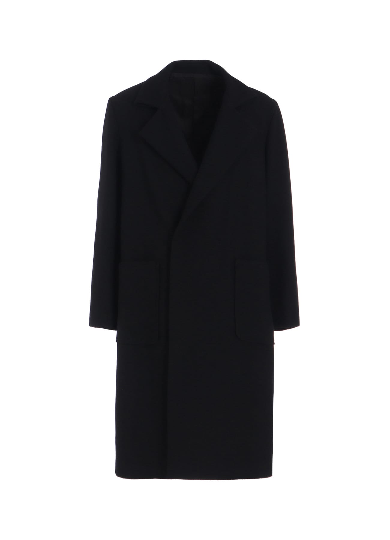4/24 KERSEY TUBE LAPEL DOUBLE LONG COAT