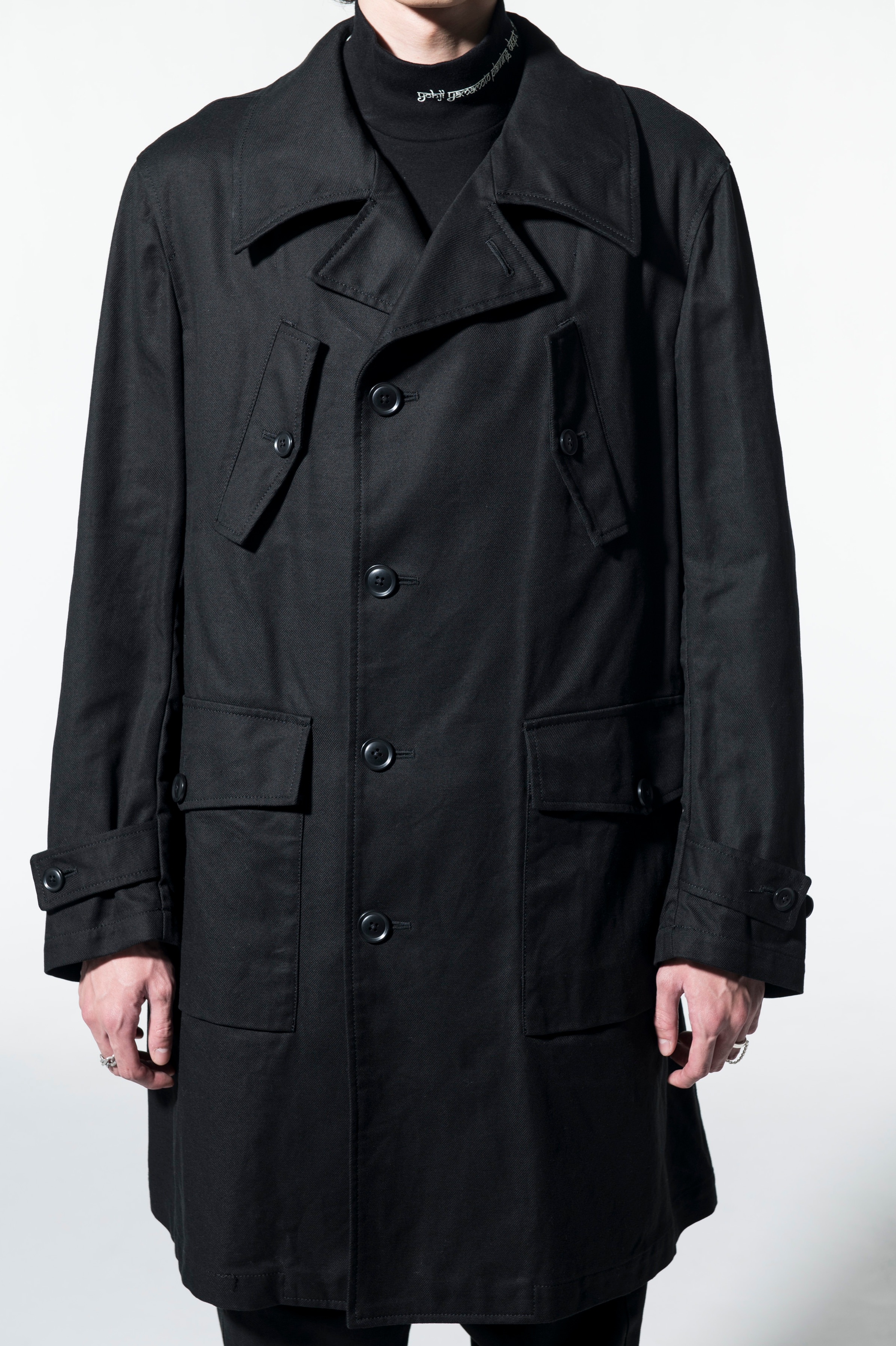French Worker Surge Single Short Trench Coat