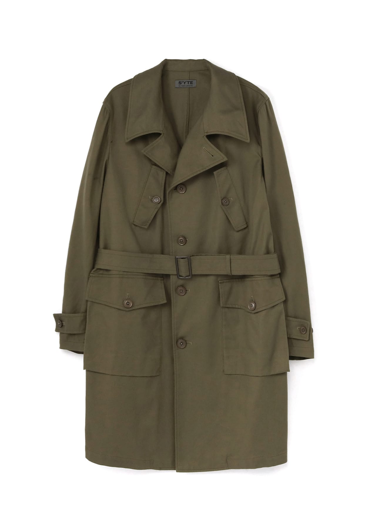 FRENCH WORKER SURGE SINGLE SHORT TRENCH COAT