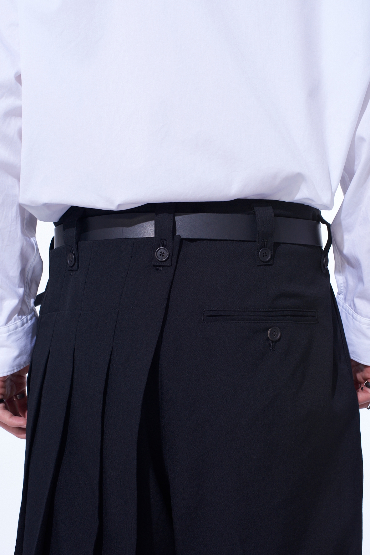 COW LEATHER DOUBLE BELT