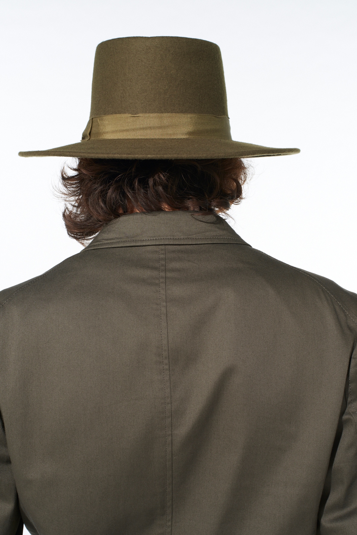 WOOL FELT WIDE BRIM HAT