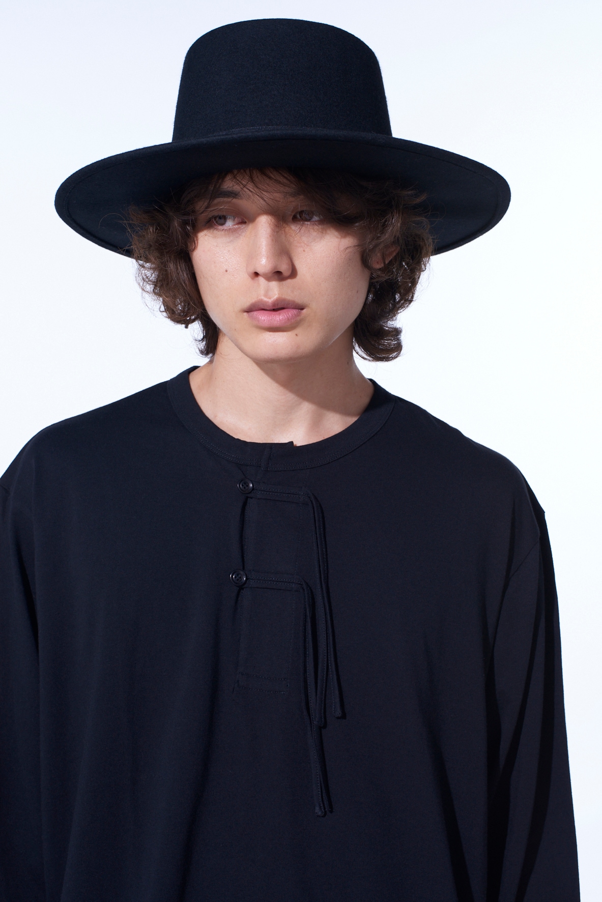 WOOL FELT WIDE BRIM HAT