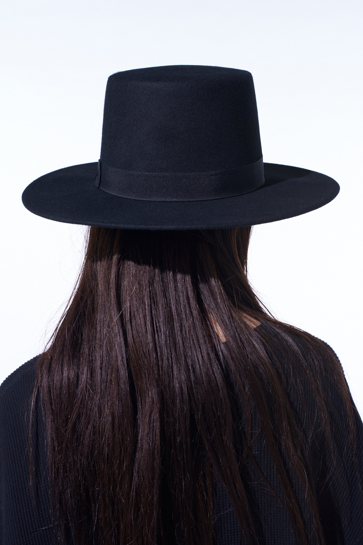 WOOL FELT WIDE BRIM HAT