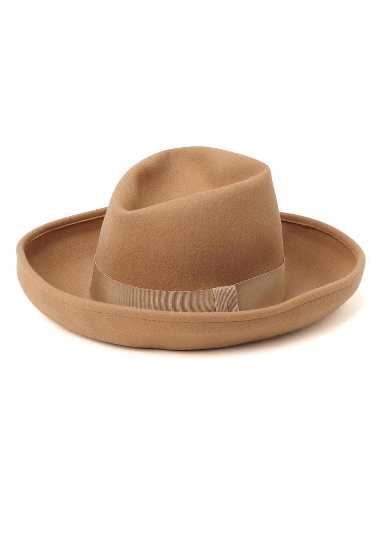 WOOL FELT ROLLABLE BRIM MOUNTAIN HAT