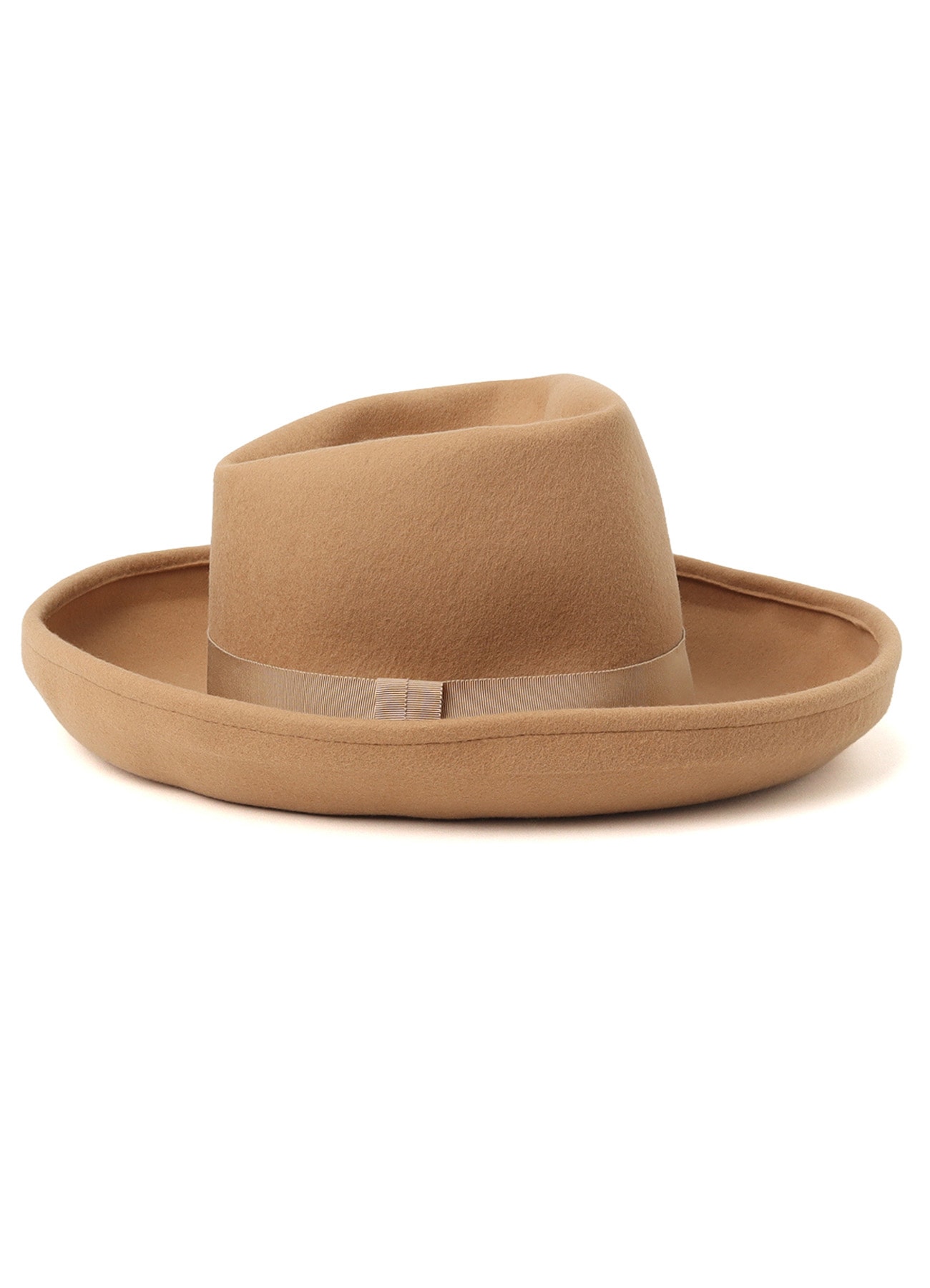 WOOL FELT ROLLABLE BRIM MOUNTAIN HAT