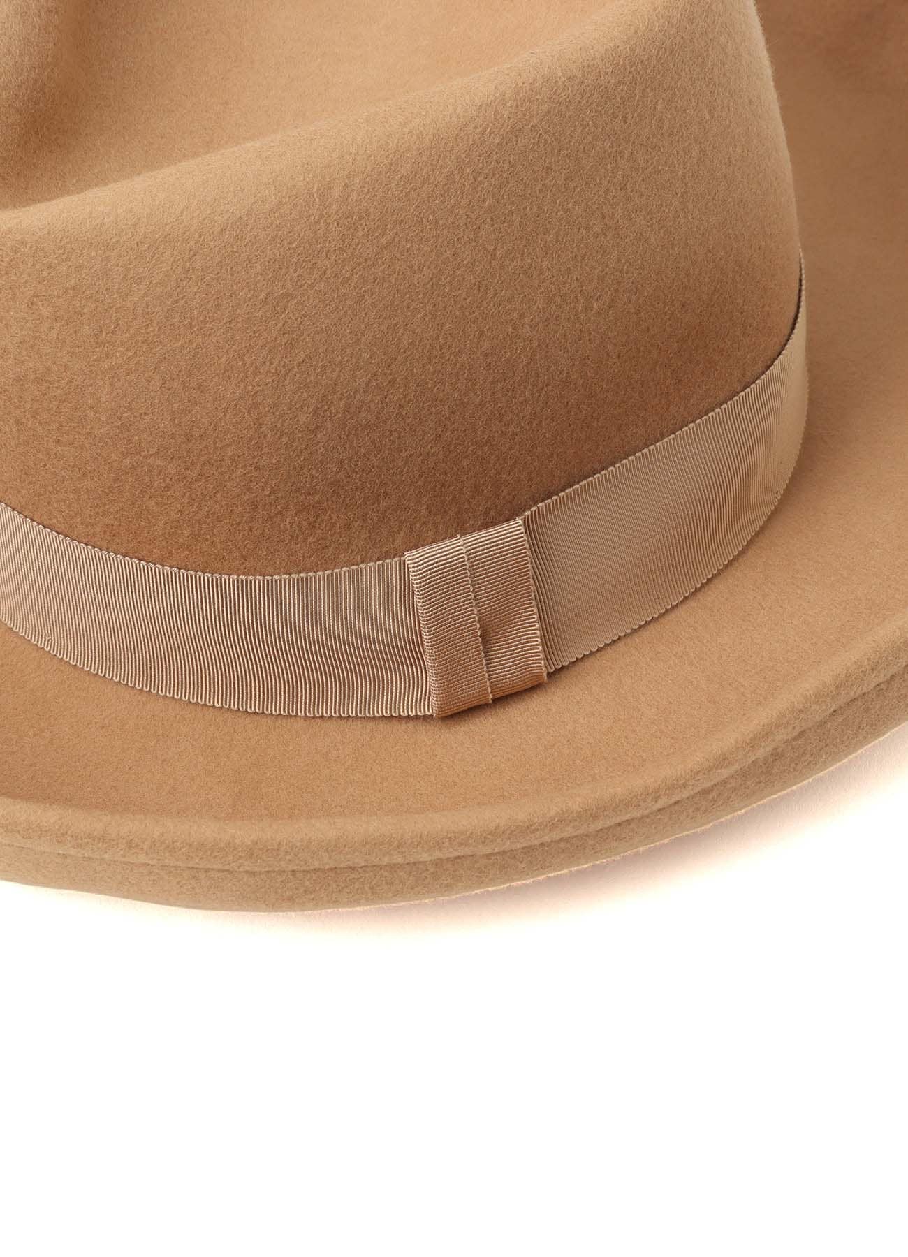 WOOL FELT ROLLABLE BRIM MOUNTAIN HAT