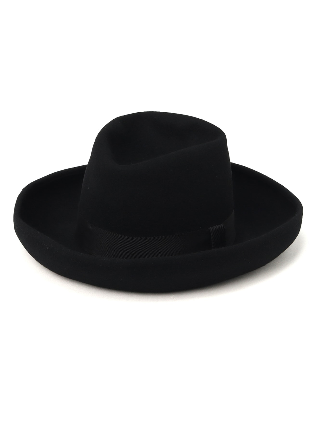 WOOL FELT ROLLABLE BRIM MOUNTAIN HAT
