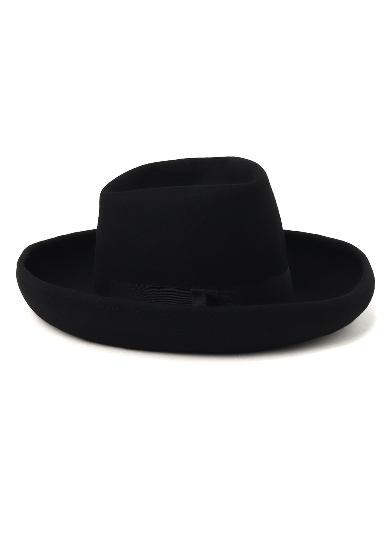 WOOL FELT ROLLABLE BRIM MOUNTAIN HAT
