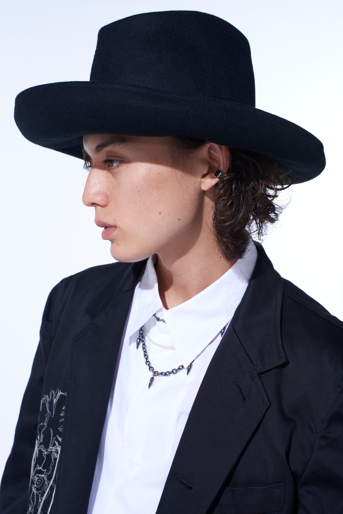 WOOL FELT ROLLABLE BRIM MOUNTAIN HAT