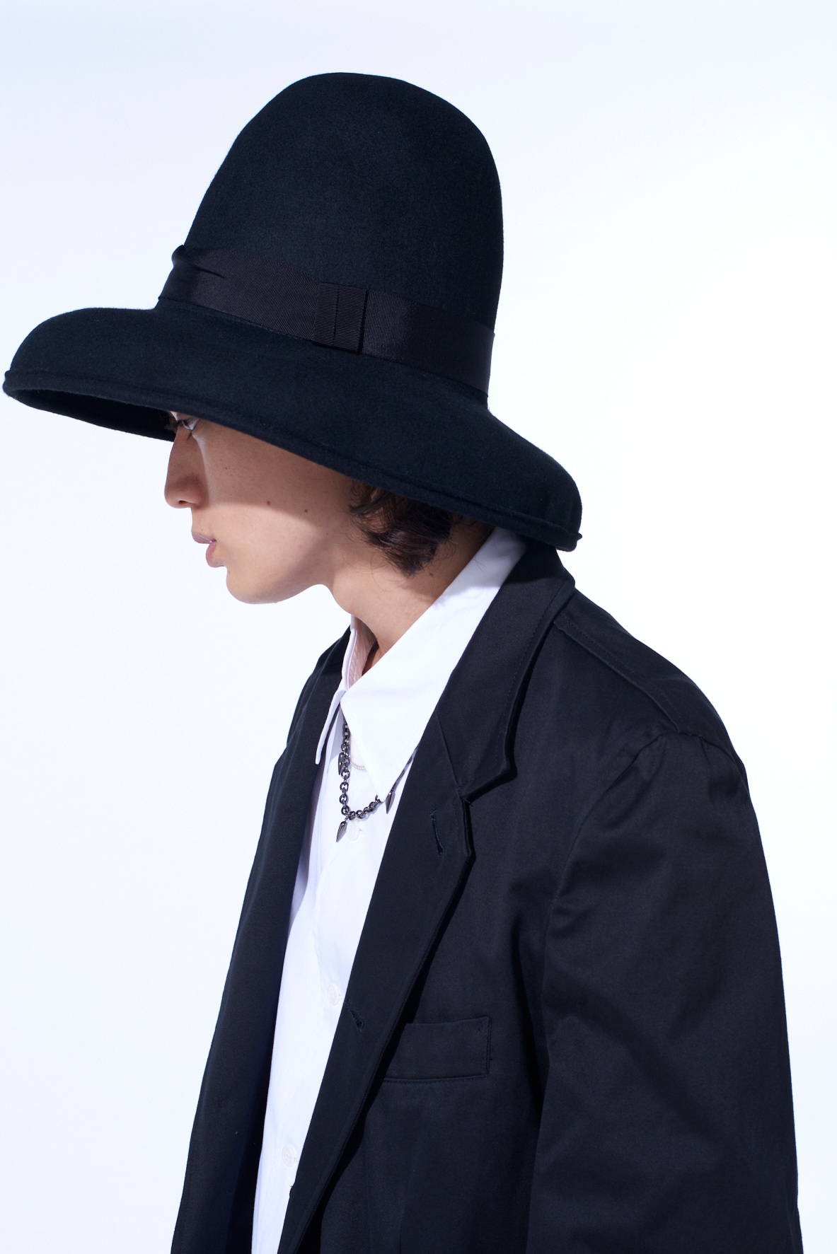 WOOL FELT ROLLABLE BRIM MOUNTAIN HAT