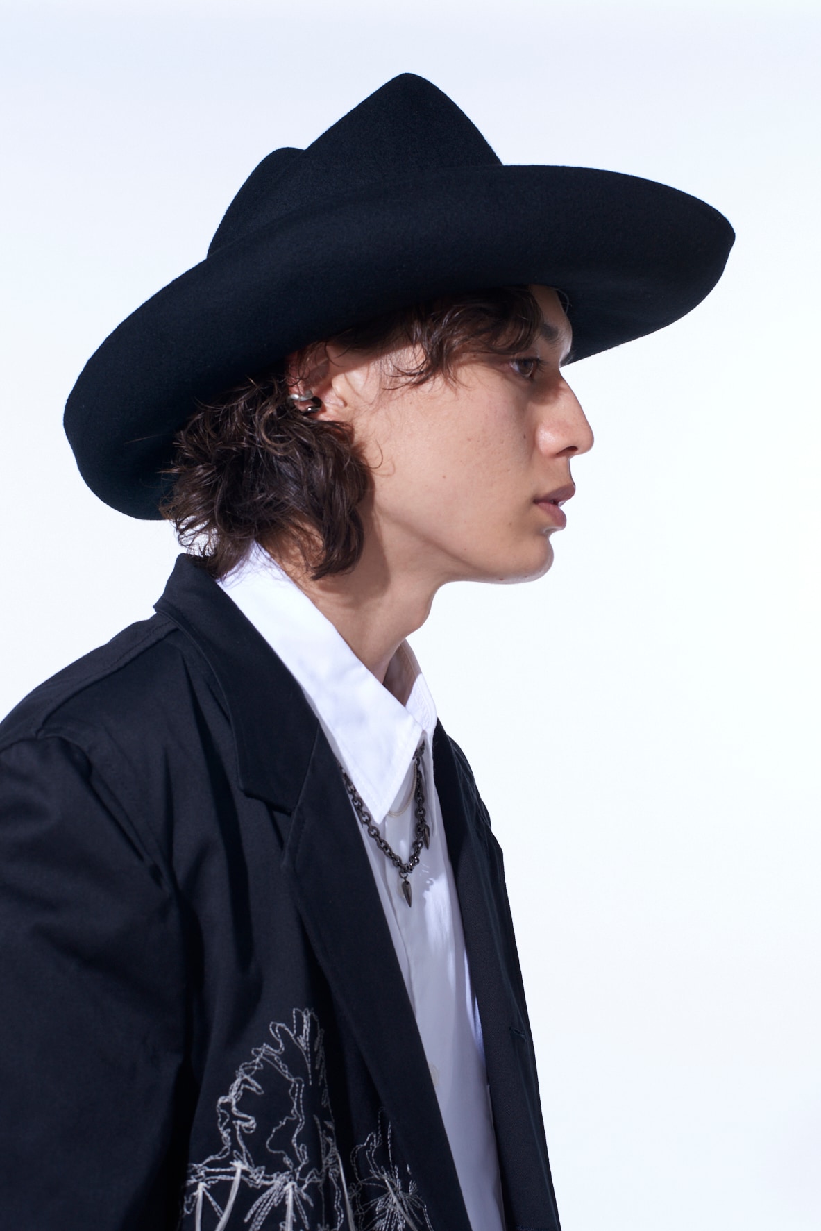 WOOL FELT ROLLABLE BRIM MOUNTAIN HAT