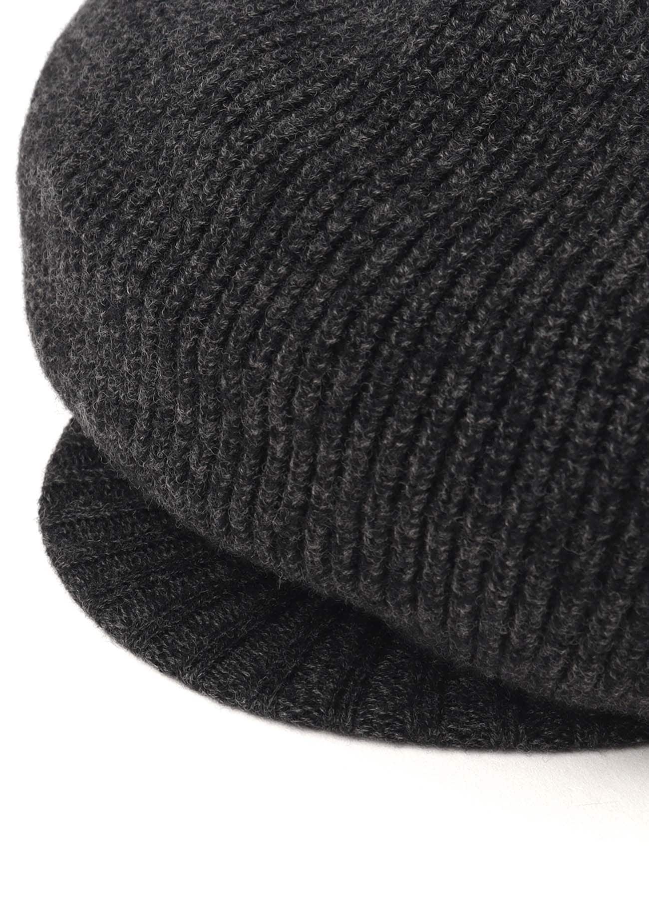 WOOL NYLON KNIT CASQUETTE