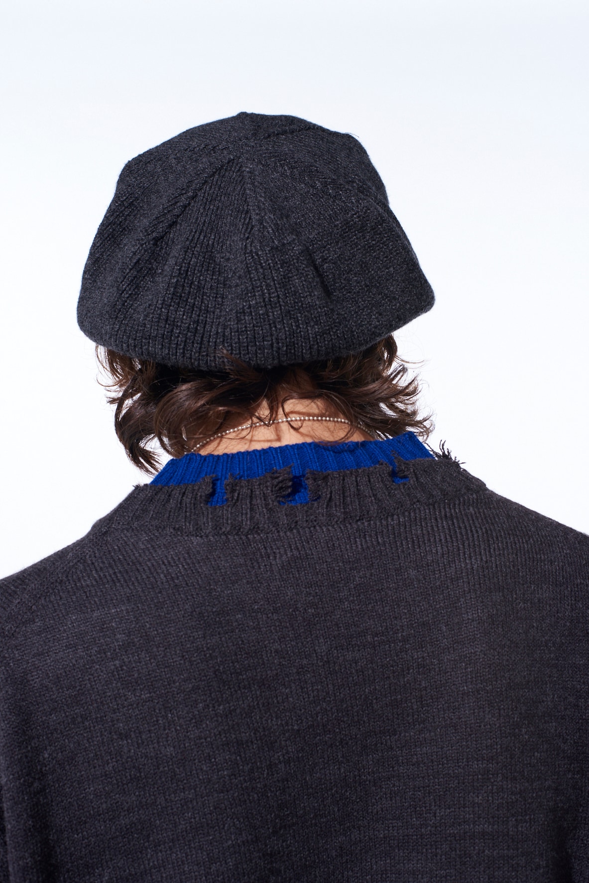 WOOL NYLON KNIT CASQUETTE