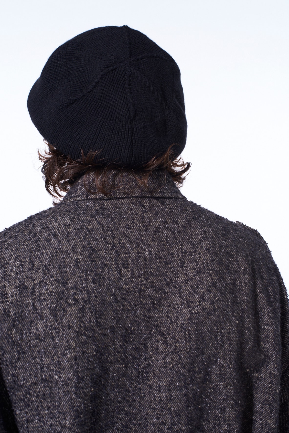 WOOL NYLON KNIT CASQUETTE