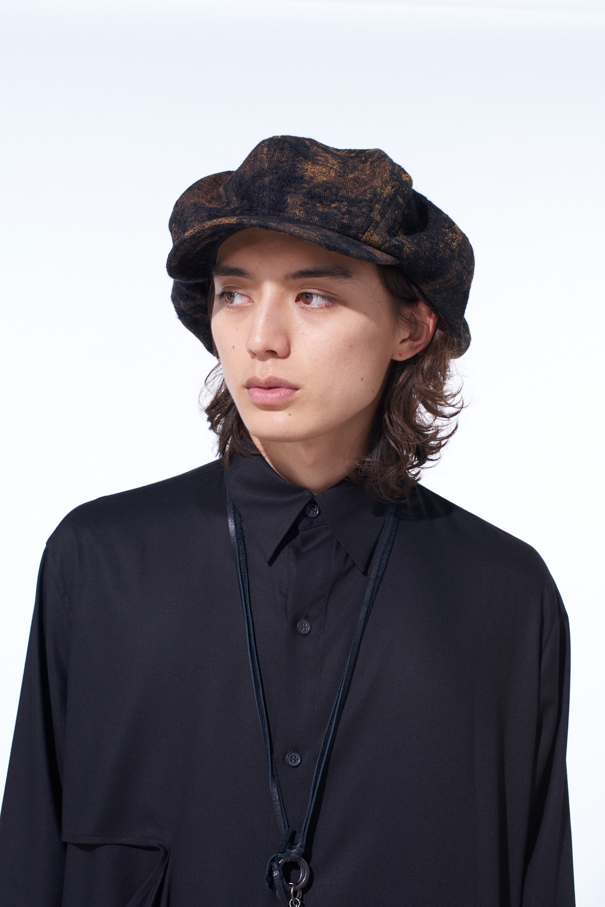 CHECK JACQUARD CASQUETTE