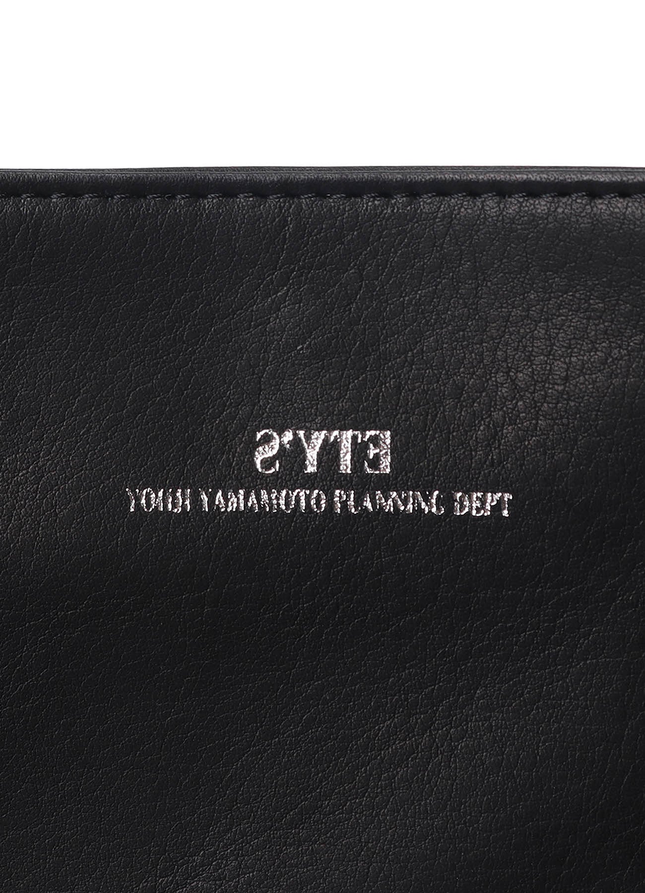 LEATHER PANEL SHOULDER BAG