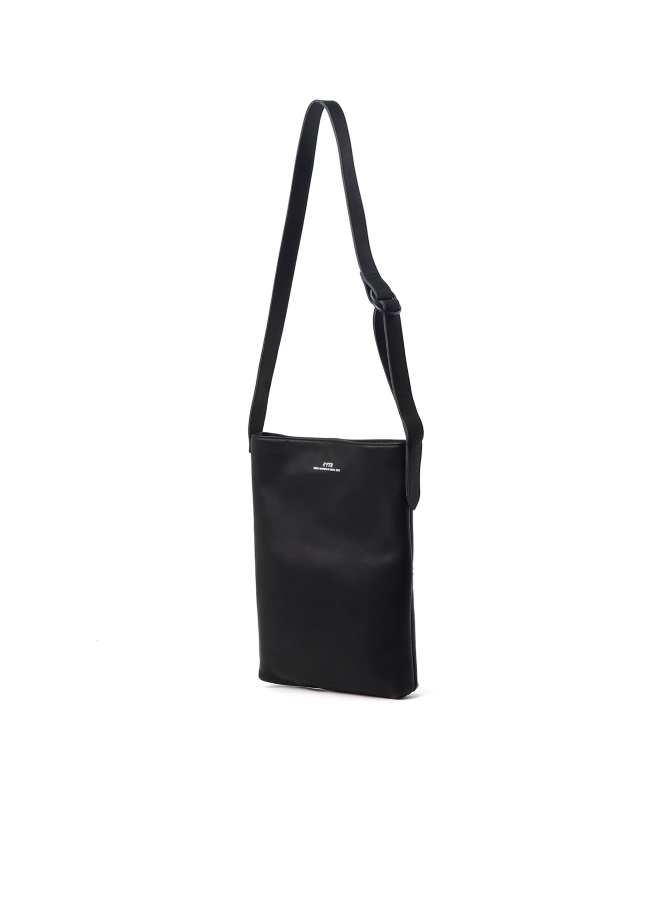 LEATHER PANEL SHOULDER BAG