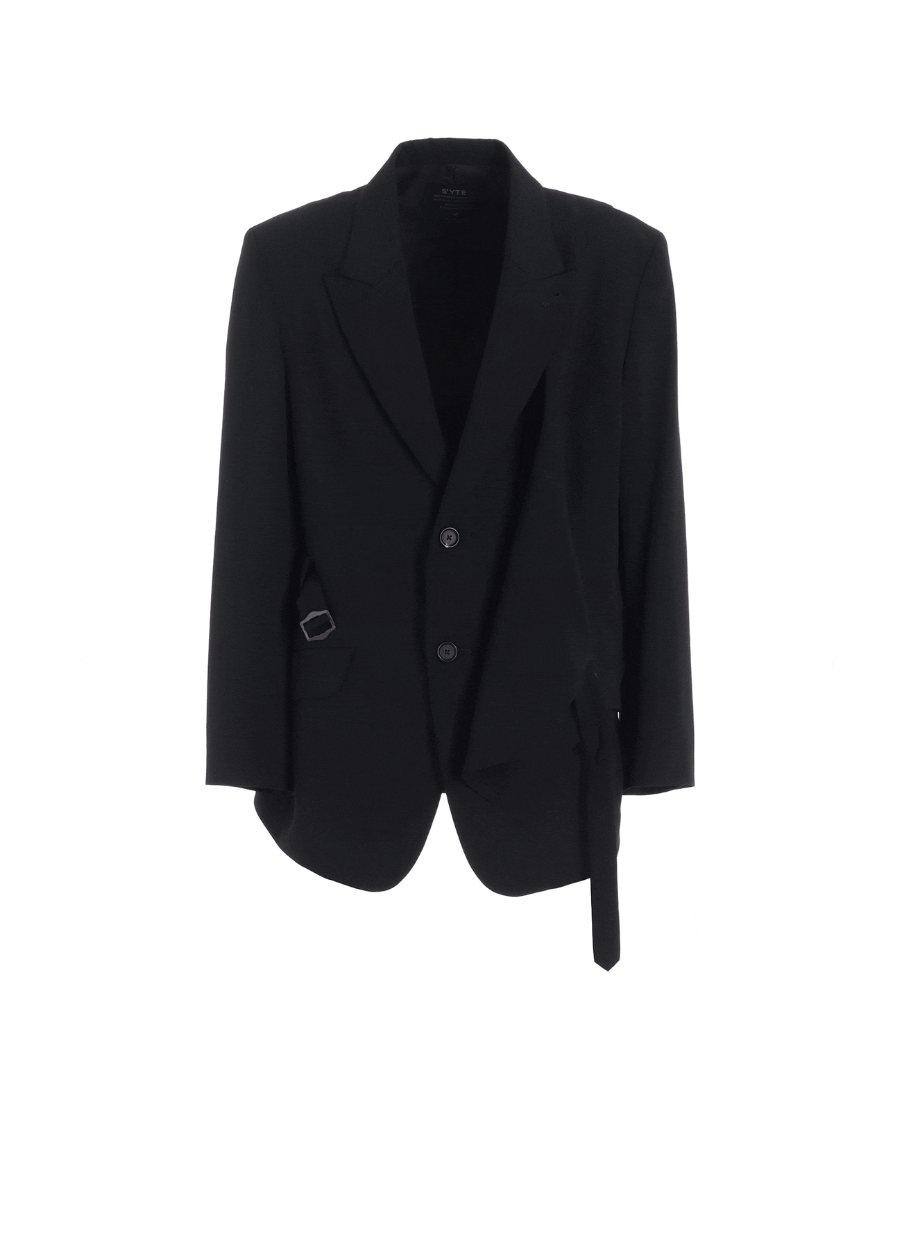 WASHER WOOL GABARDINE VEST FRONT JACKET