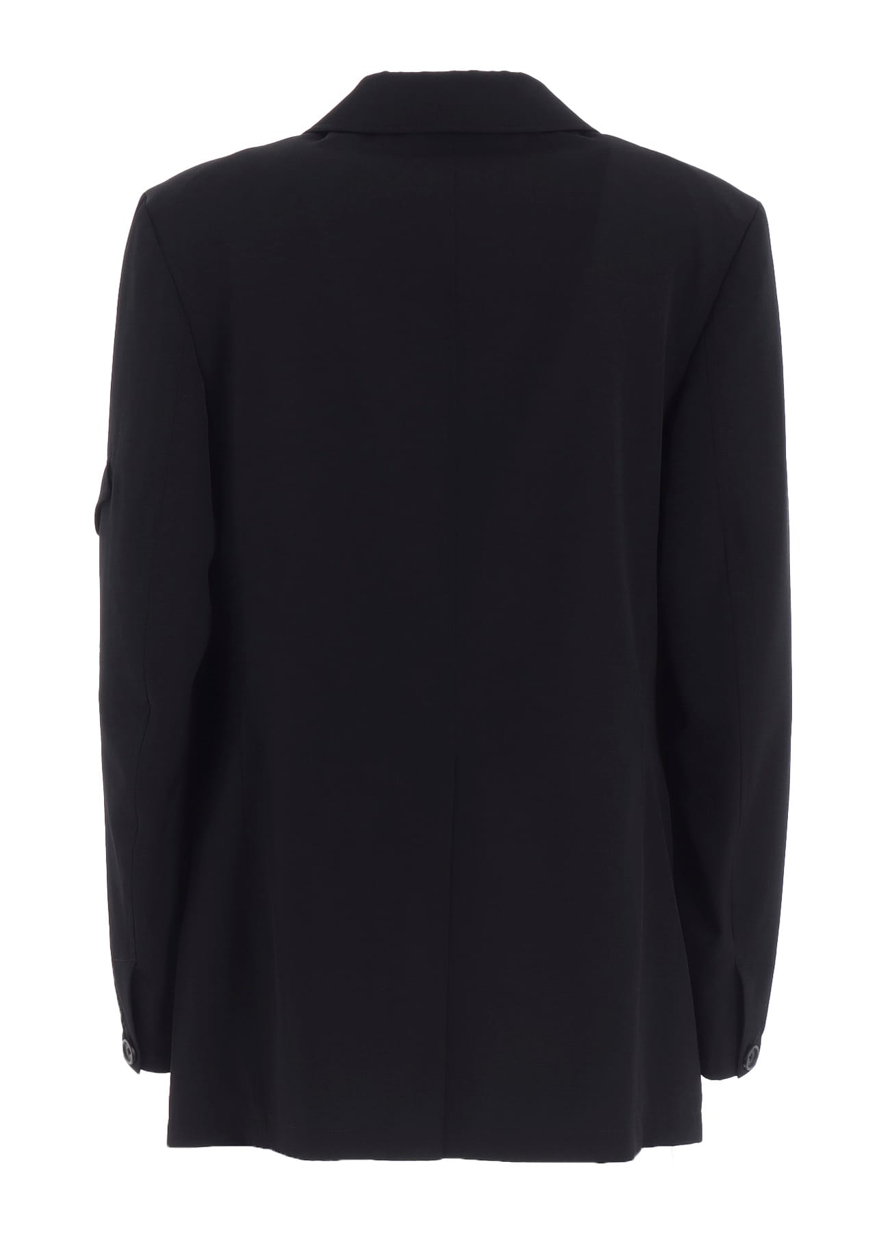 WASHER WOOL GABARDINE ASYMMETRIC POCKET JACKET